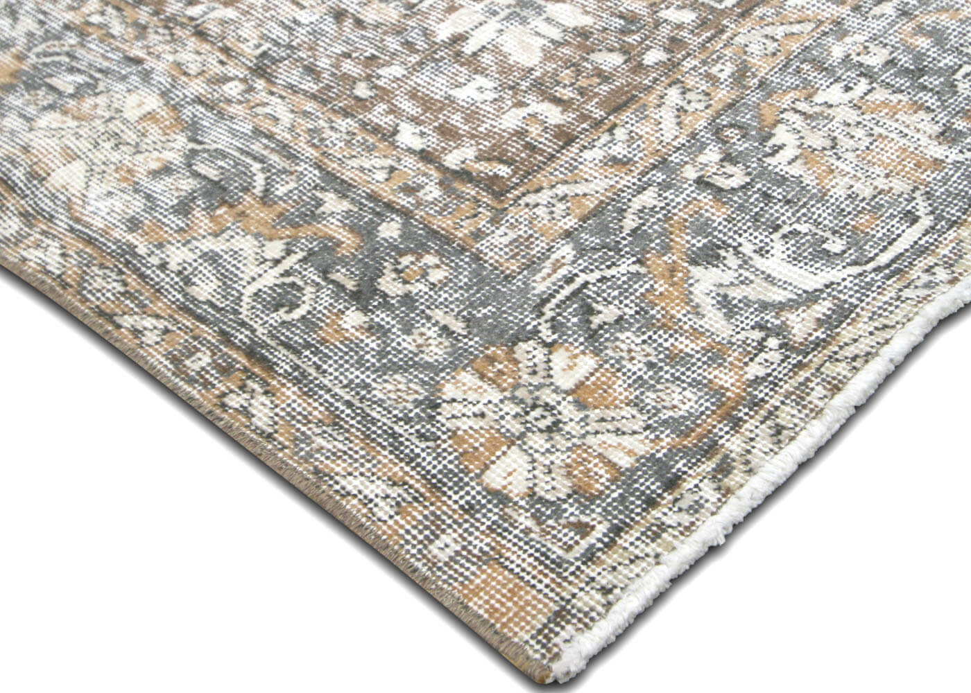 Vintage Turkish Oushak Rug - 6'9" x 10'8" - 190560