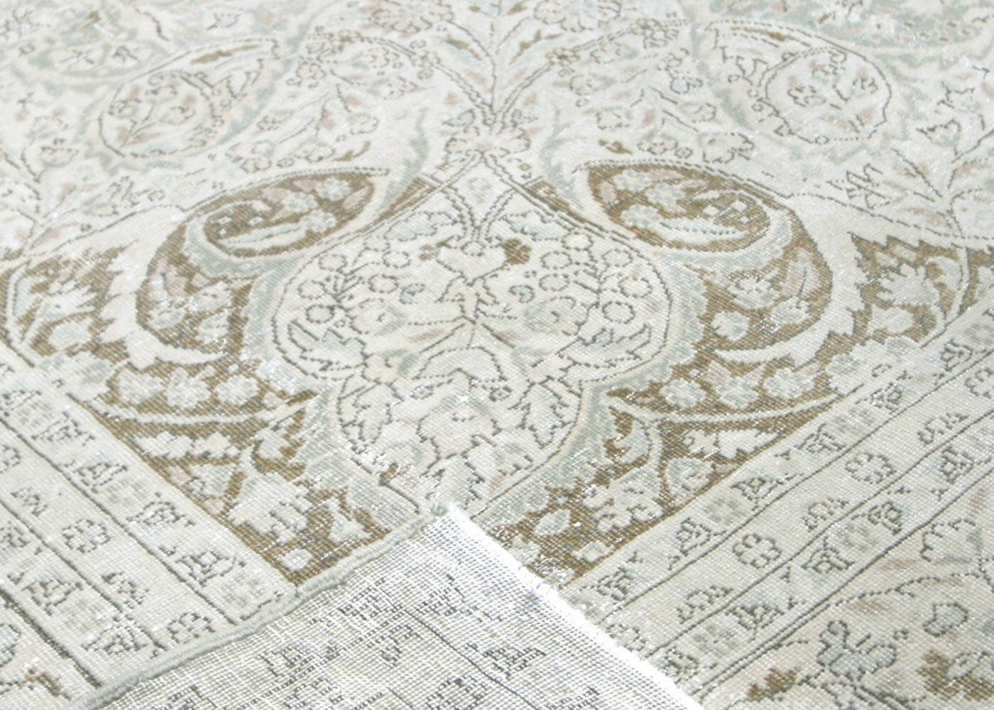 Vintage Turkish Oushak Rug - 8'7" x 11'10" - 190561