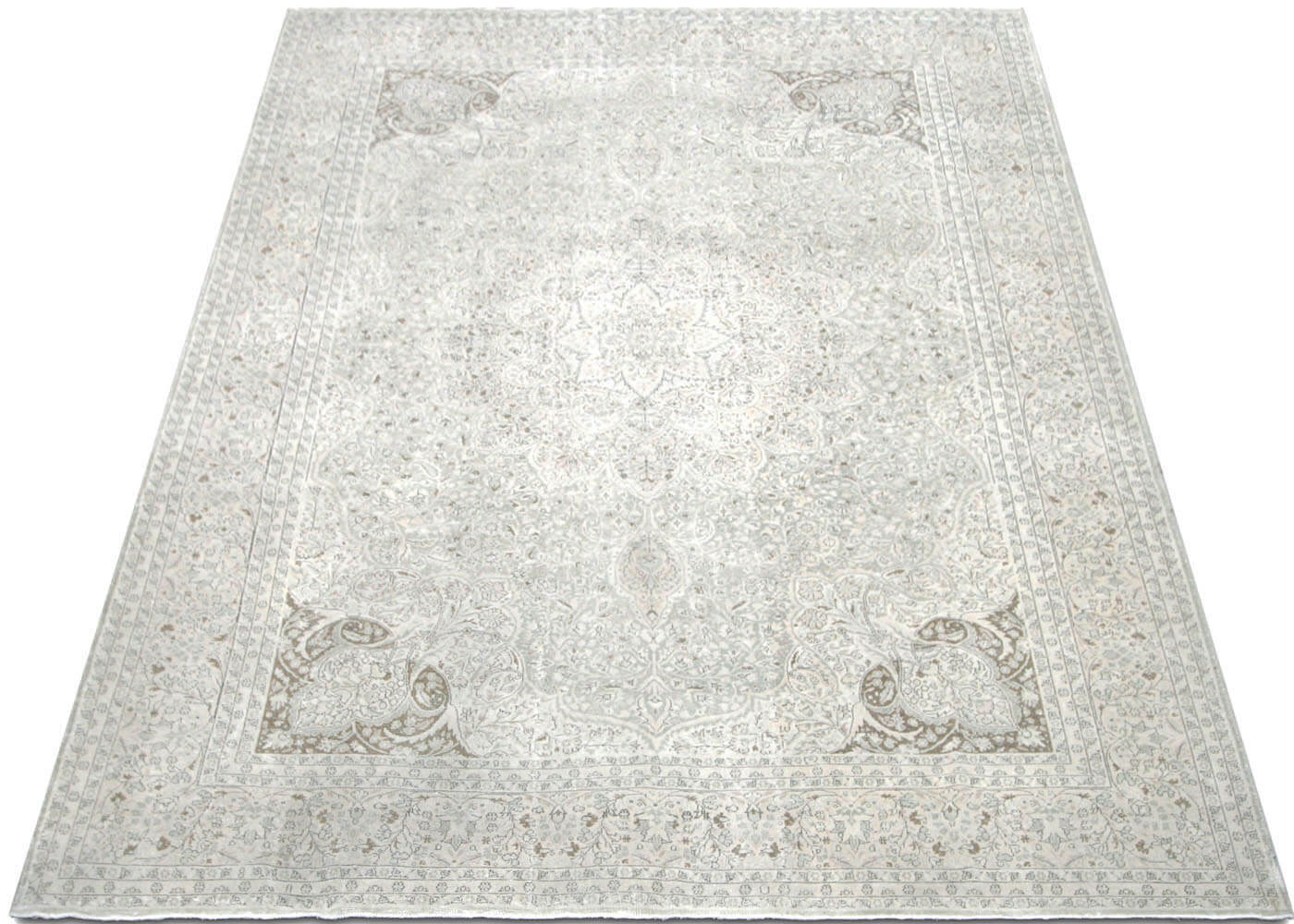Vintage Turkish Oushak Rug - 8'7" x 11'10" - 190561