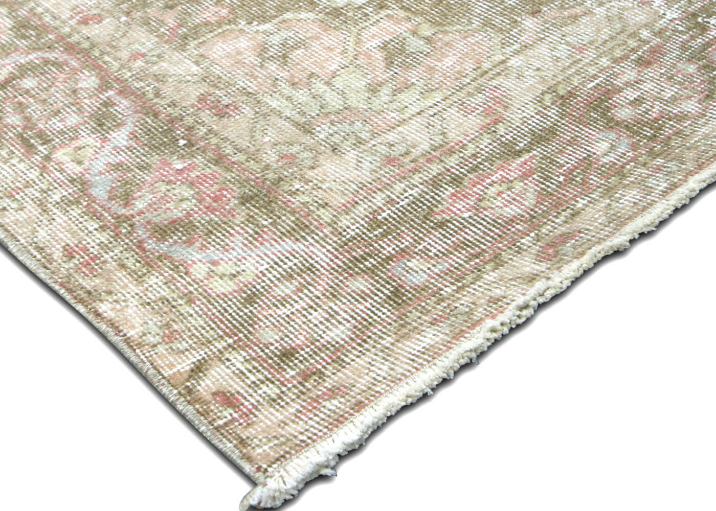 Vintage Turkish Oushak Rug - 4'8" x 13' - 190564