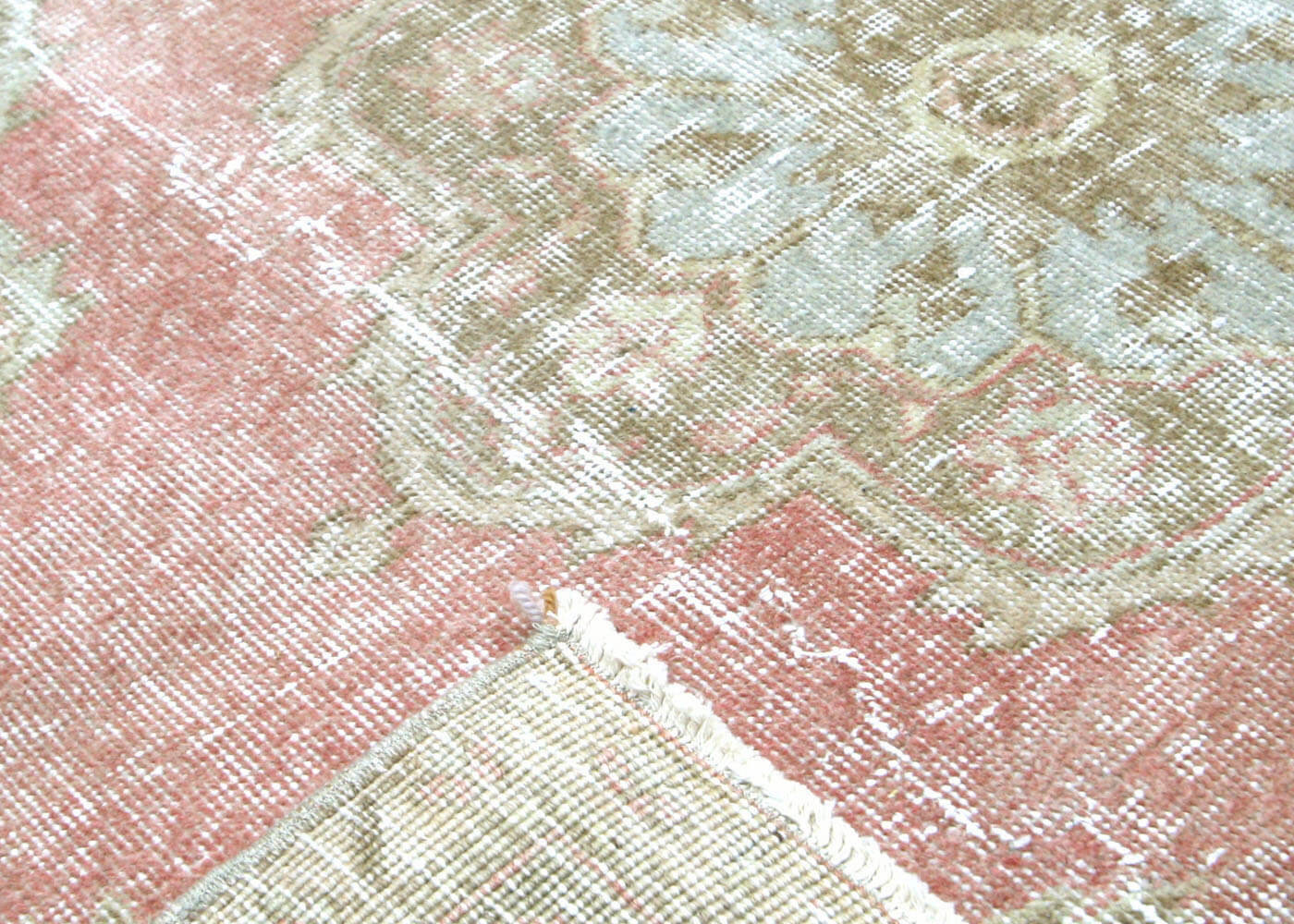 Vintage Turkish Oushak Rug - 4'8" x 13' - 190564