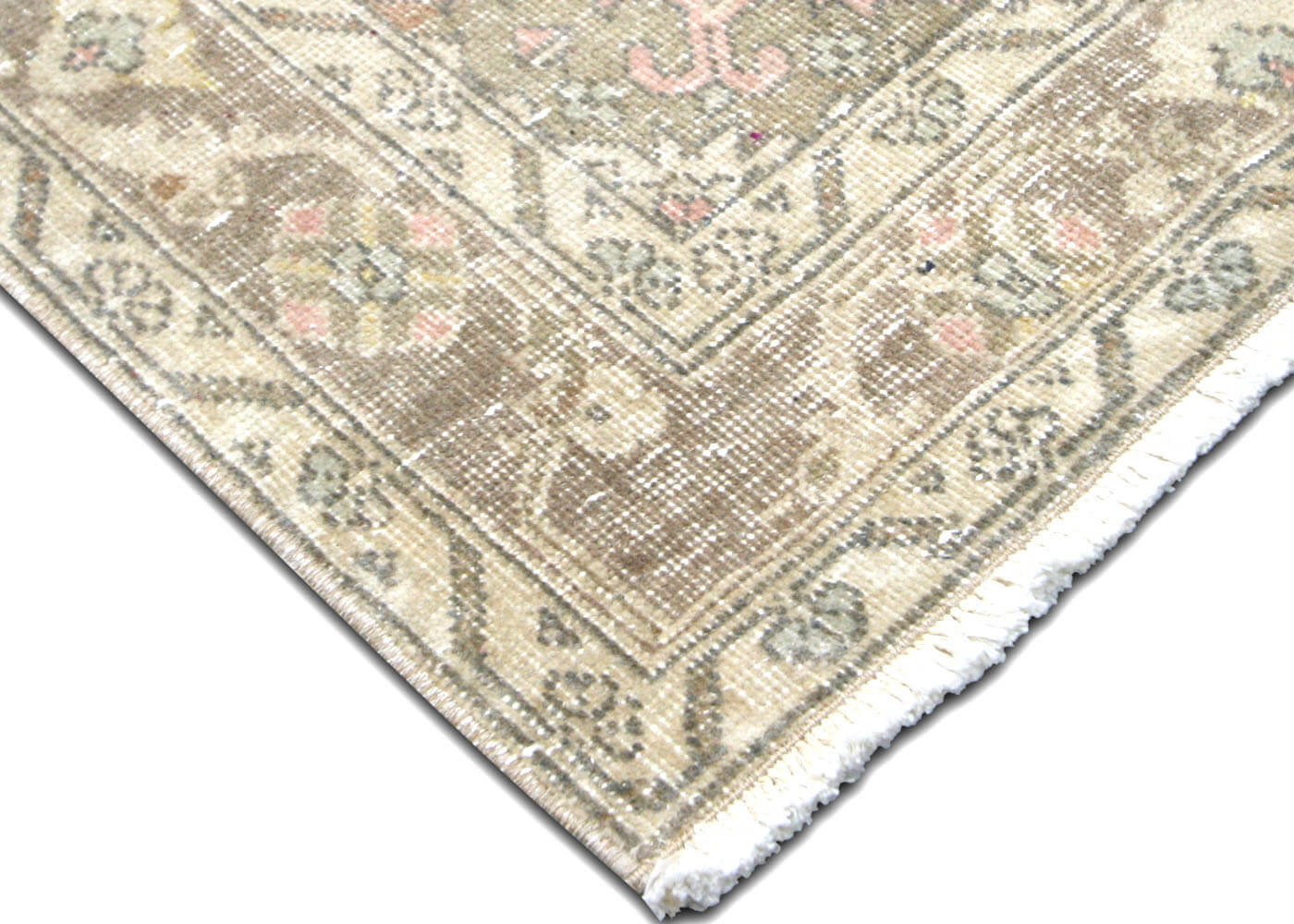 Vintage Turkish Oushak Rug - 4'9" x 13' - 190567