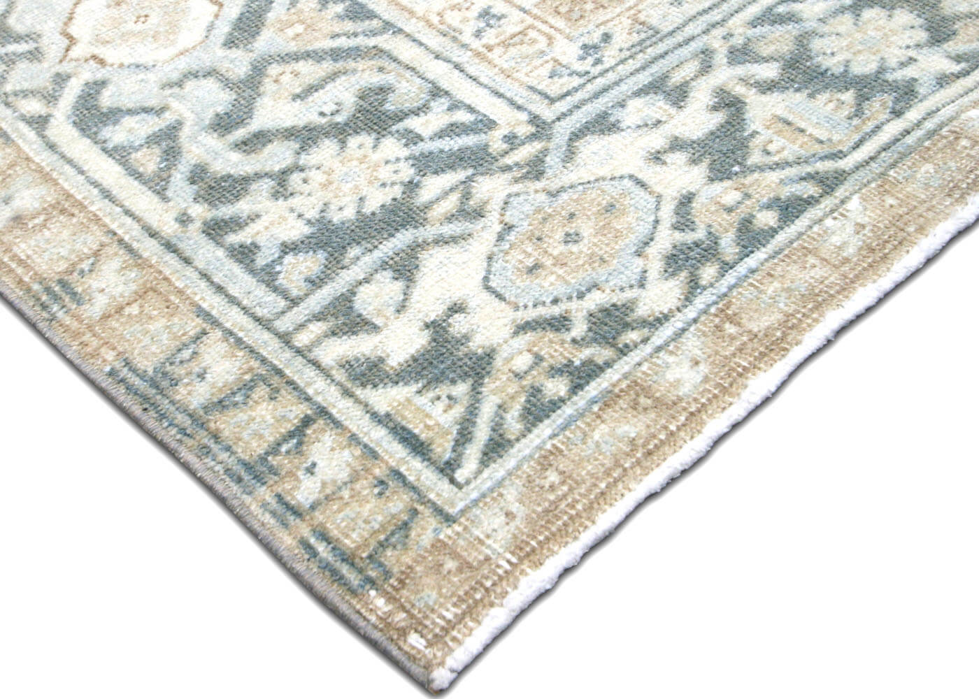 Semi Antique Persian Heriz Rug - 8' x 10'11" - 190582