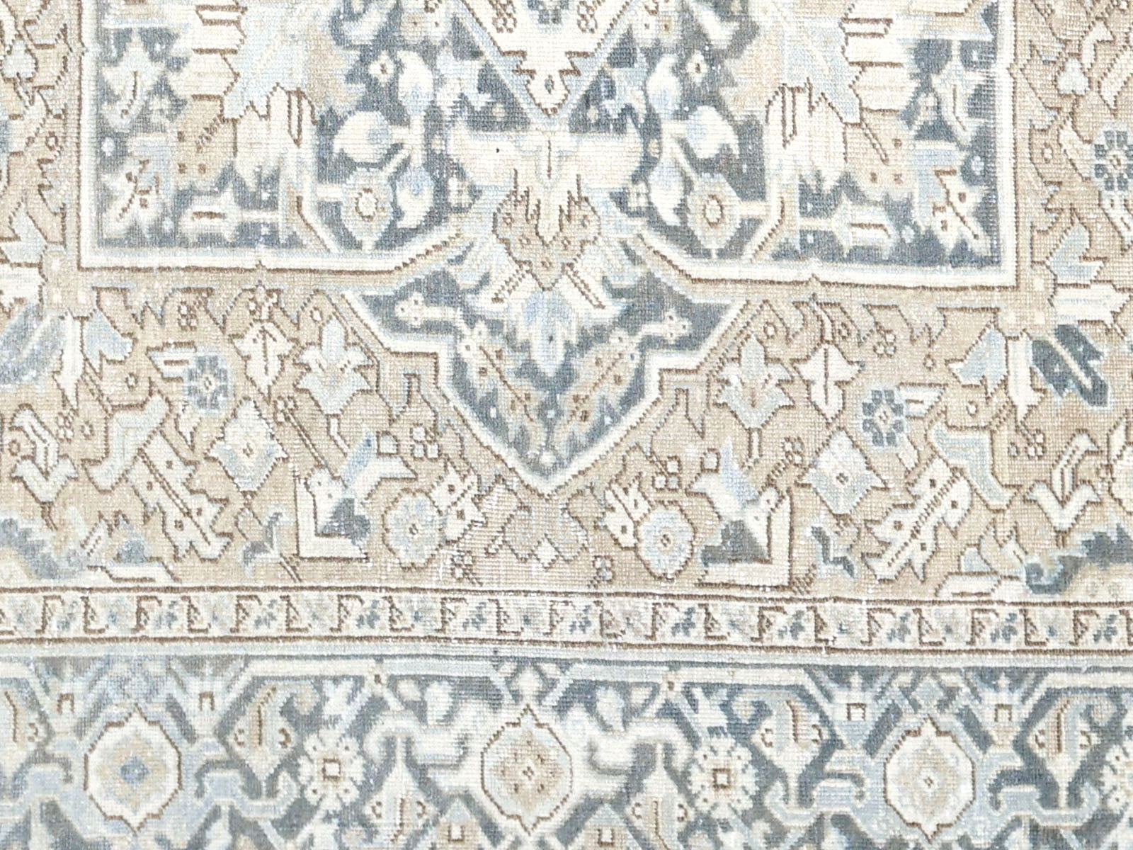 Semi Antique Persian Heriz Rug - 8' x 10'11"