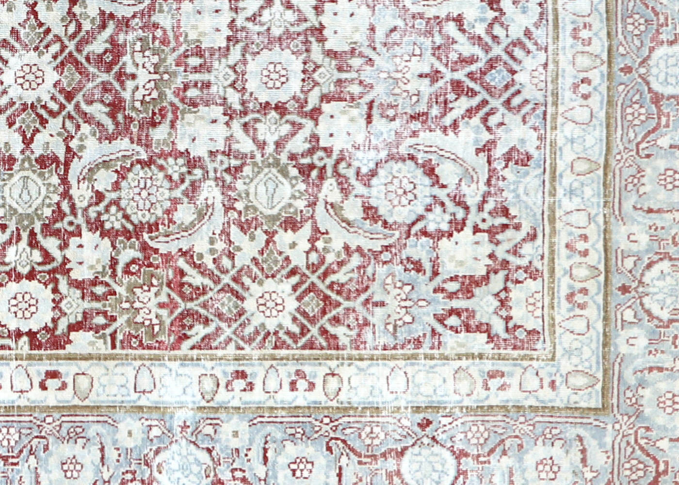 Semi Antique Persian Tabriz Rug - 8'3" x 11'4" - 190594