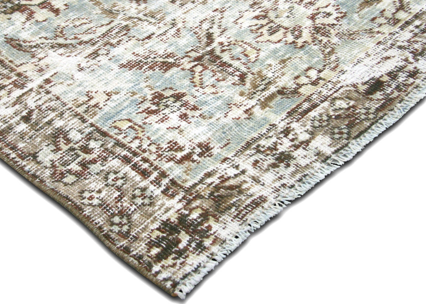 Semi Antique Persian Tabriz Rug - 7'9" x 11'4" - 190599