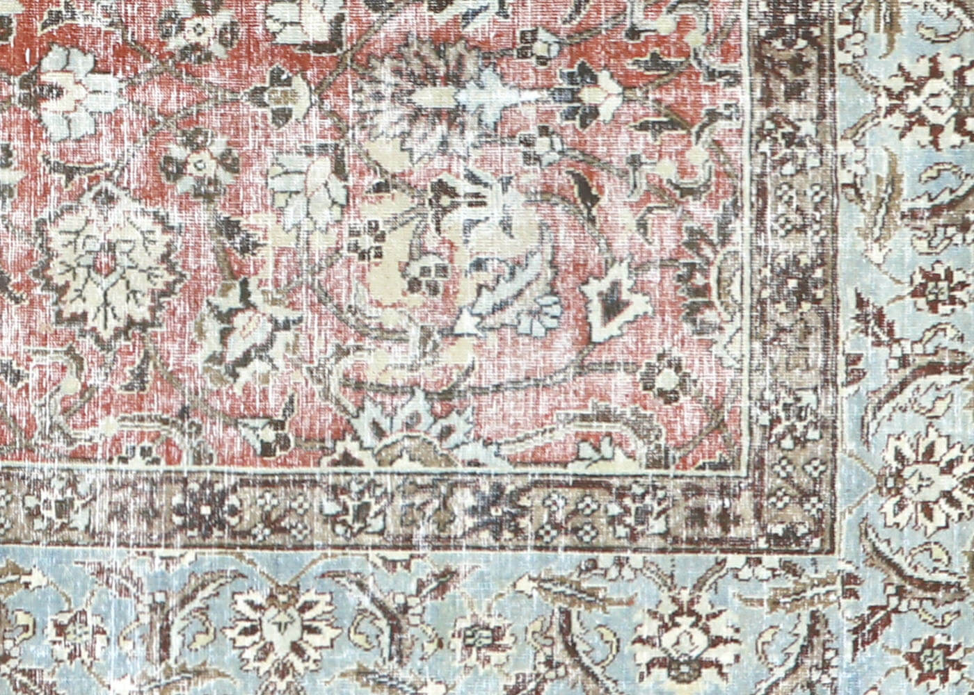 Semi Antique Persian Tabriz Rug - 7'9" x 11'4" - 190599