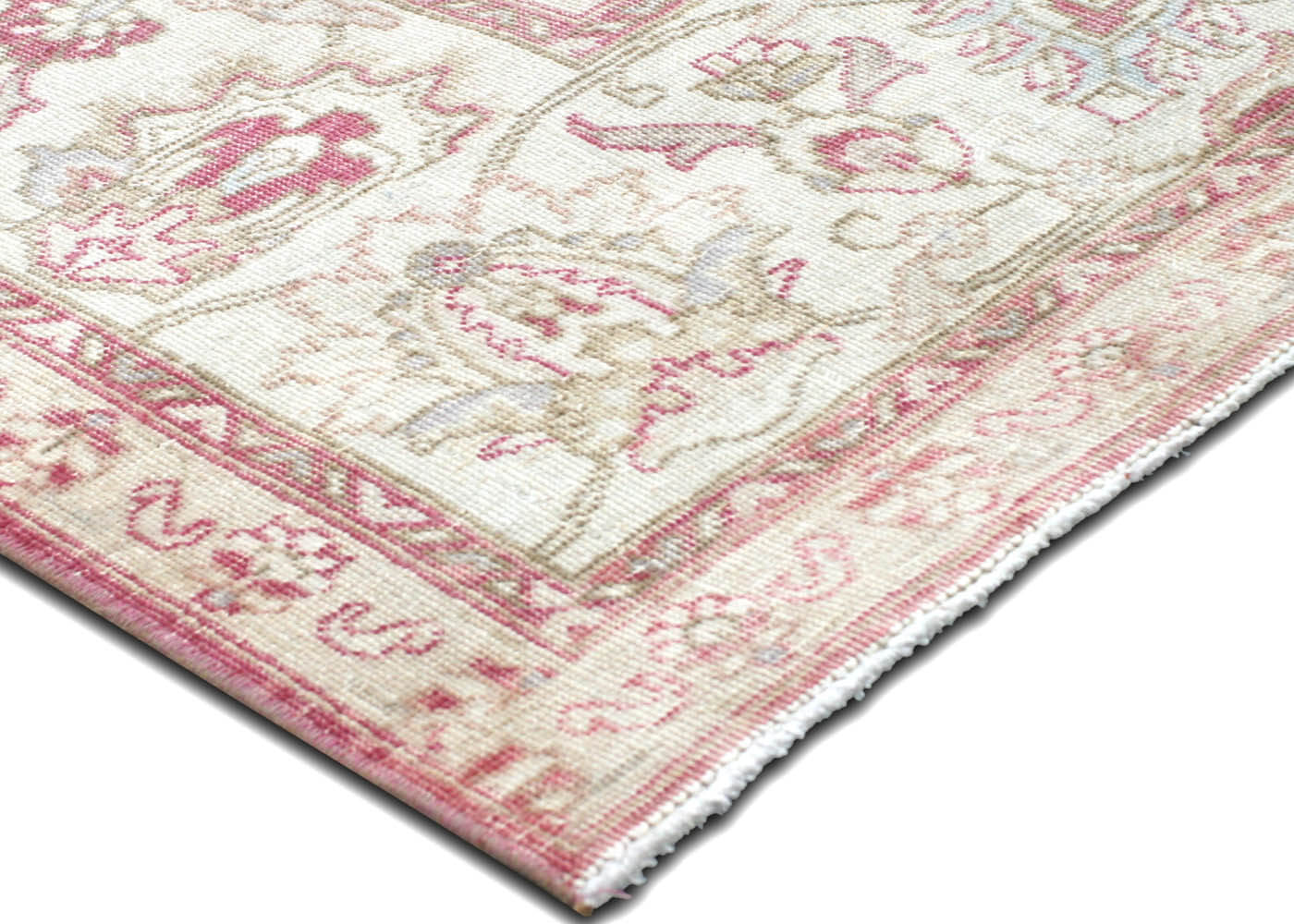 Semi Antique Persian Tabriz Rug - 9'10" x 12'7" - 190712