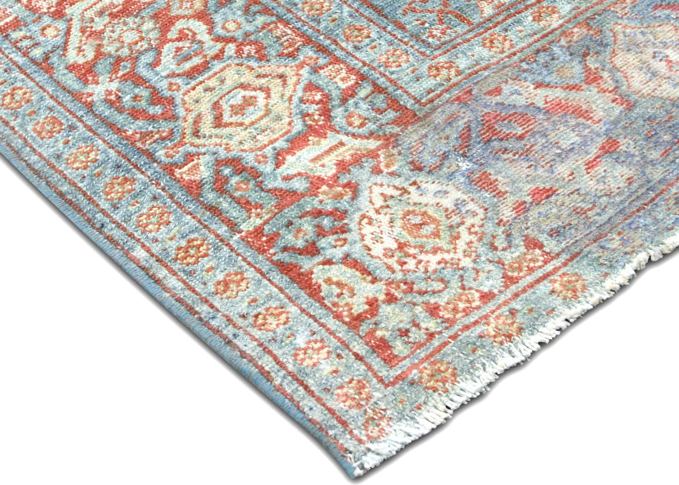 Semi Antique Persian Melayer Runner - 3'6" x 19'3" - 190716