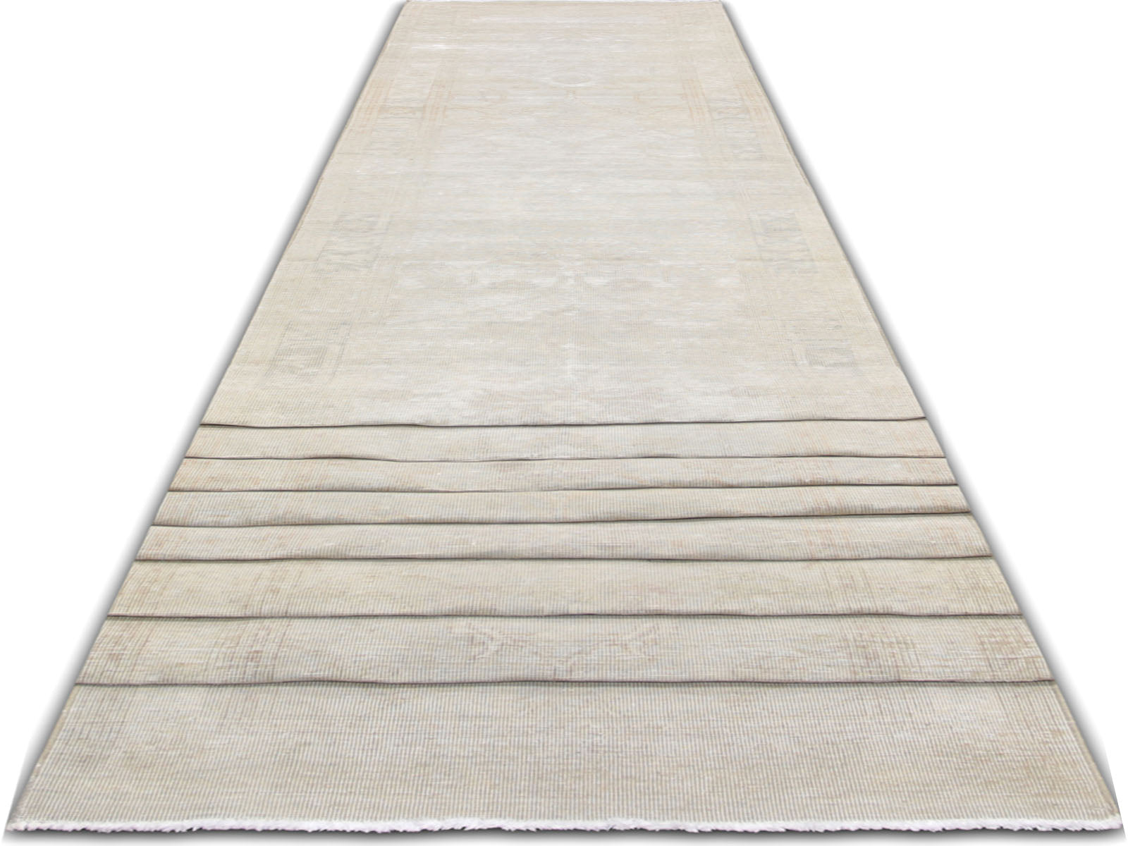 Vintage Egyptian Tabriz Runner - 2'9" x 21'11" - 190788