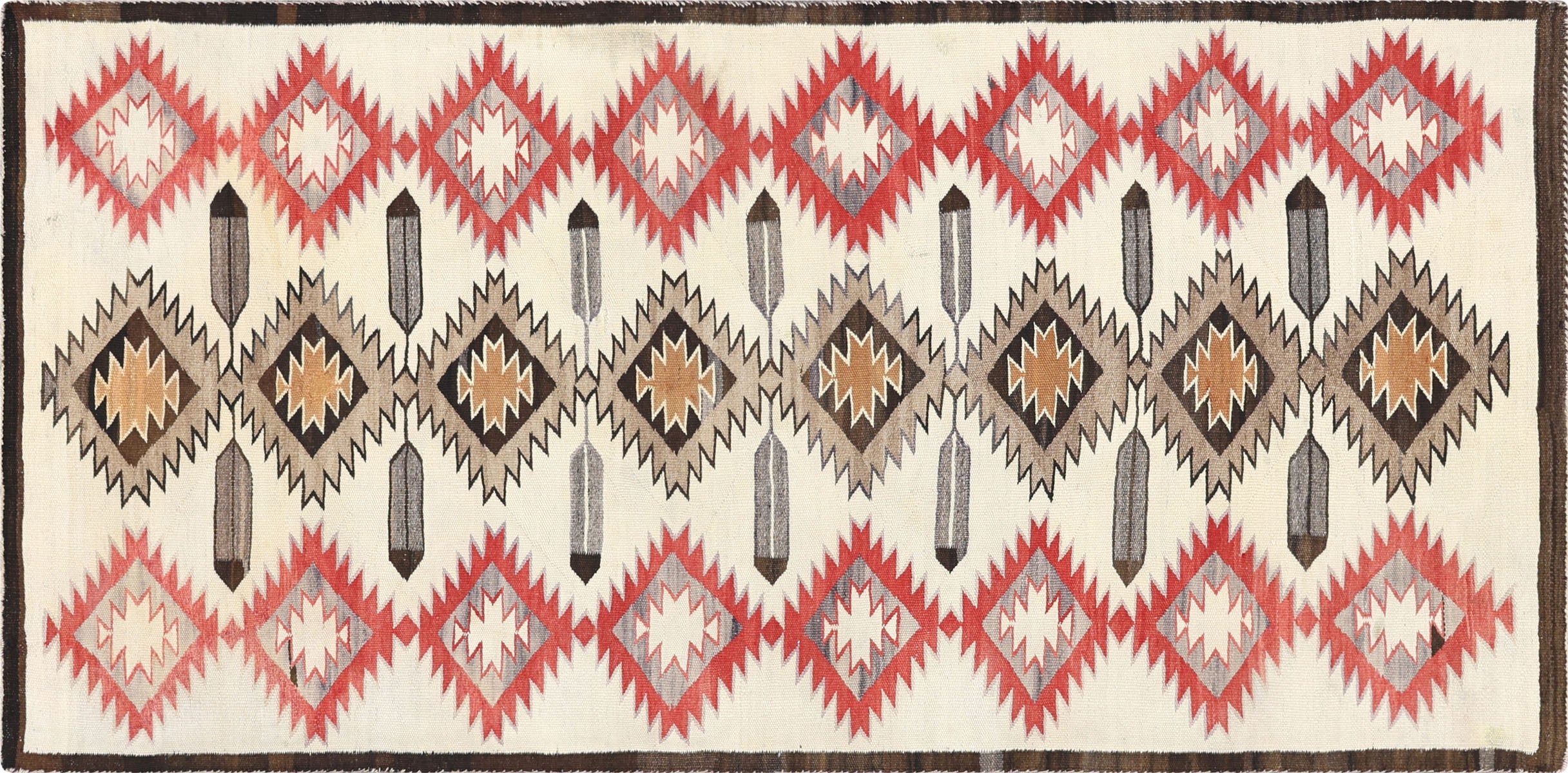 Antique American Navajo Rug - 3'1" x 6'5" - 190913