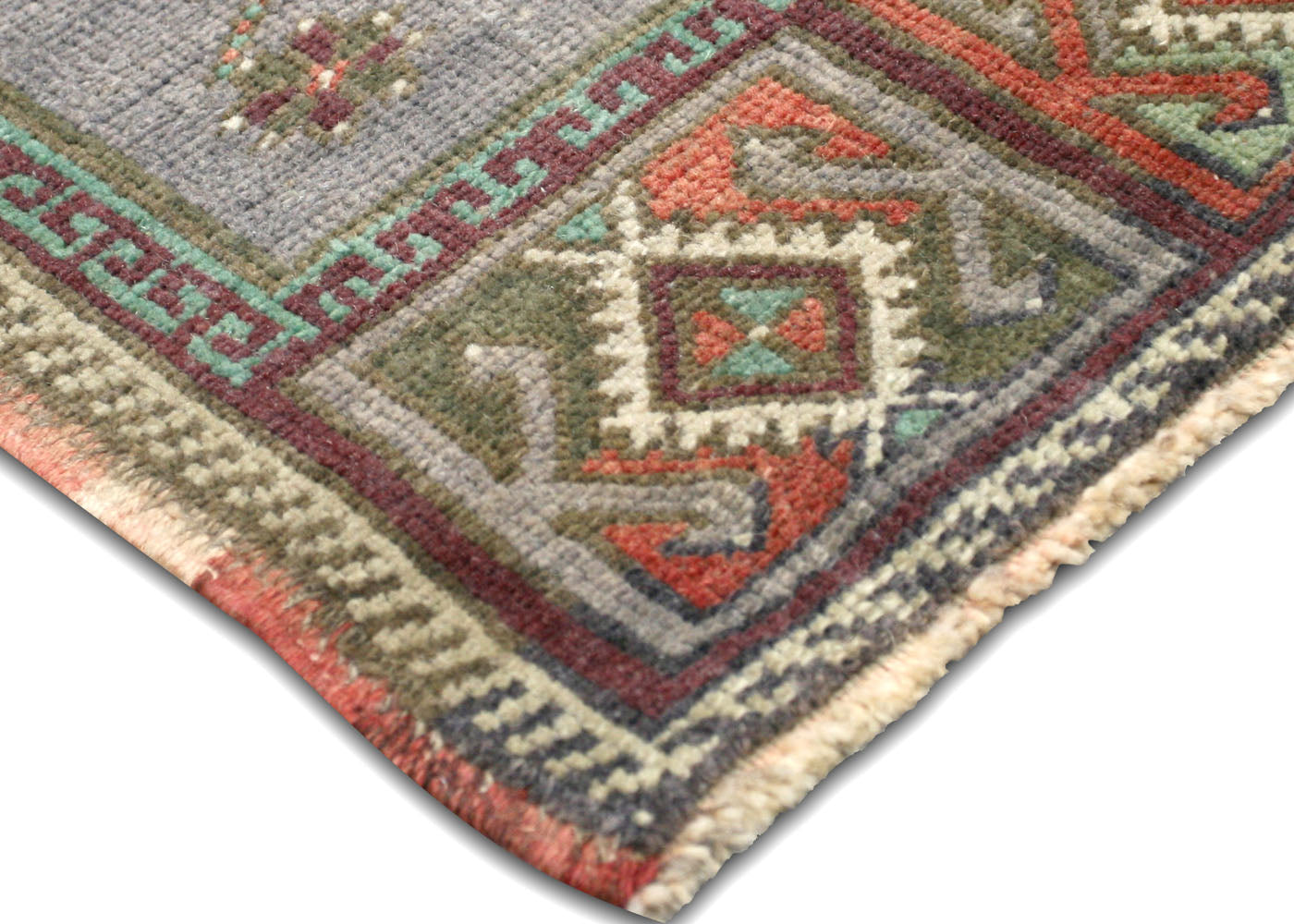 Vintage Turkish Oushak Yastic - 1'10" x 3'8" - 191216