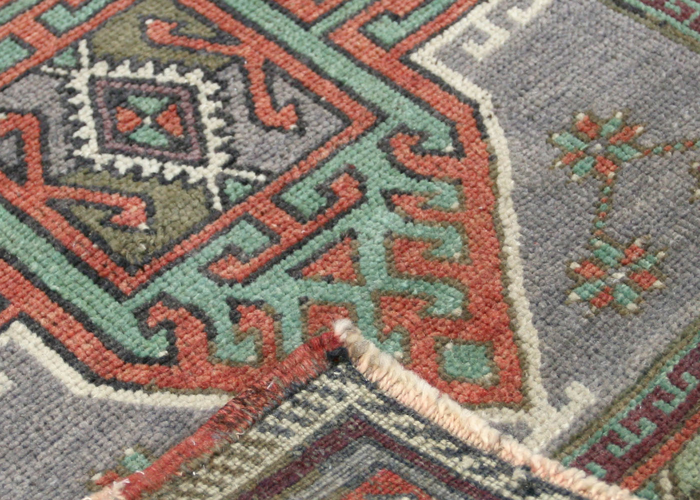 Vintage Turkish Oushak Yastic - 1'10" x 3'8" - 191216