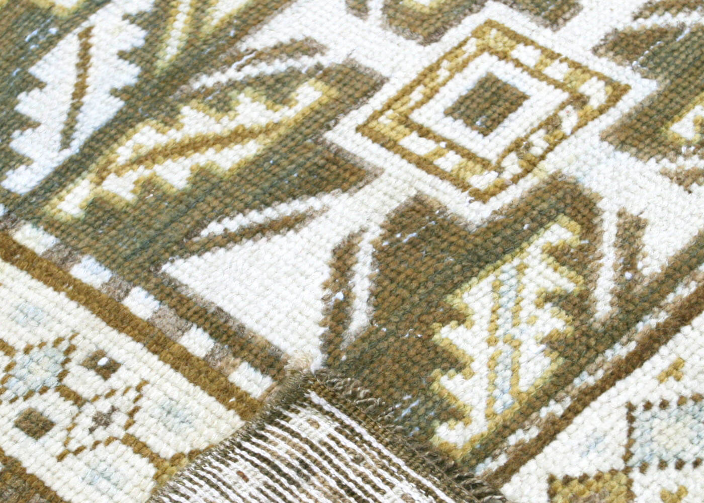 Semi Antique Persian Melayer Runner - 3'5" x 12'5" - 201002