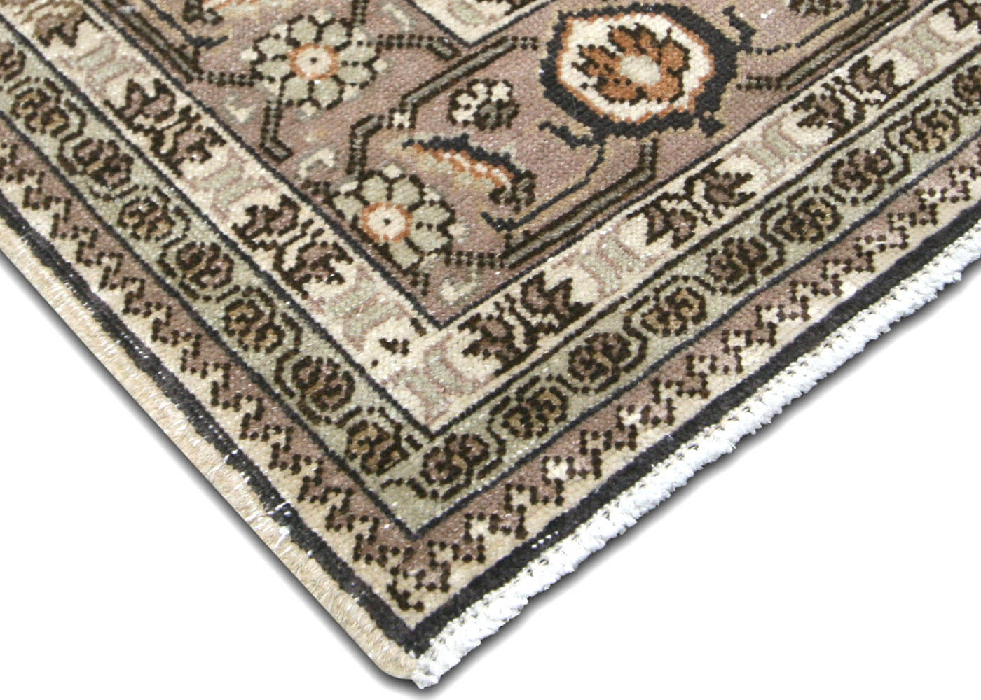 Semi Antique Persian Tabriz Rug - 7'5" x 10'11" - 201007