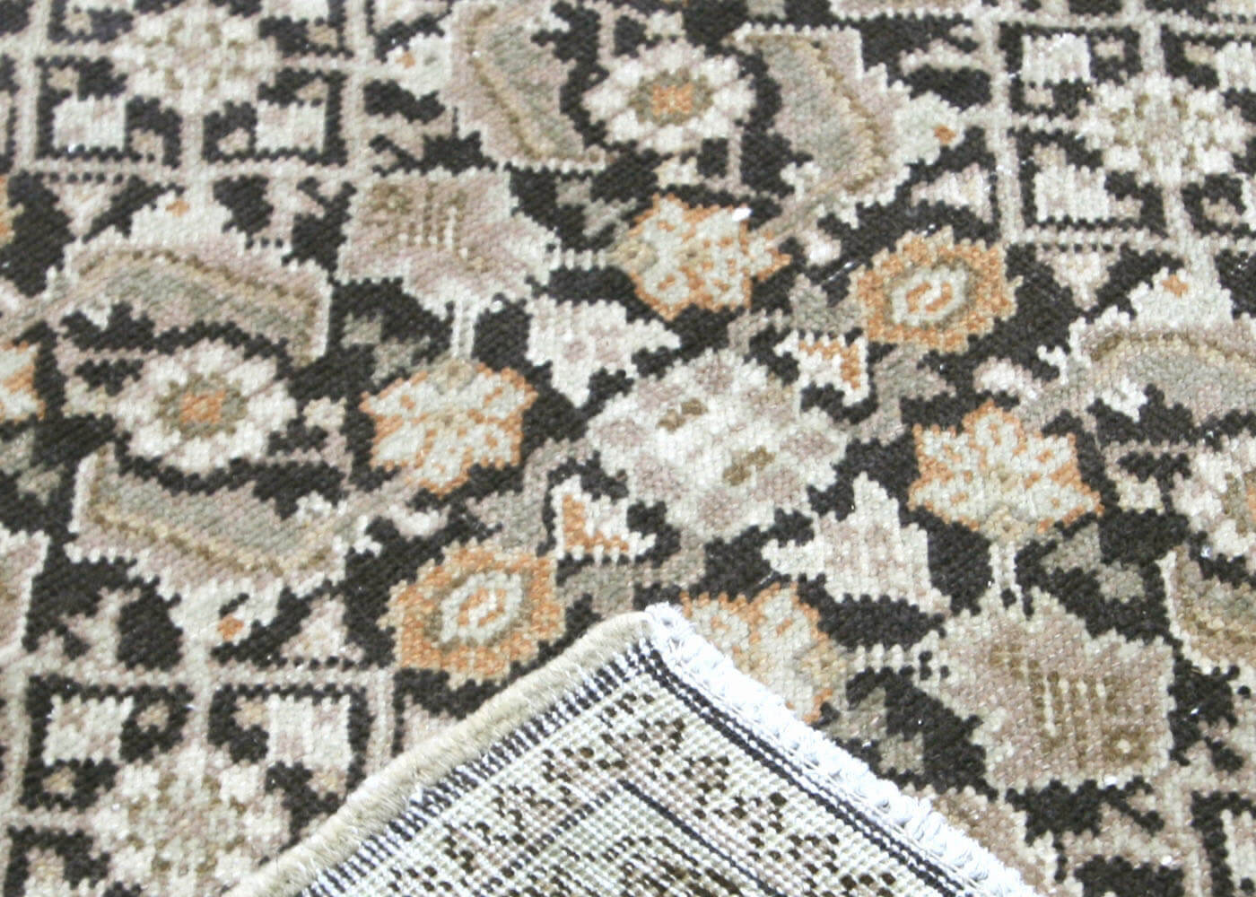Semi Antique Persian Tabriz Rug - 7'5" x 10'11" - 201007