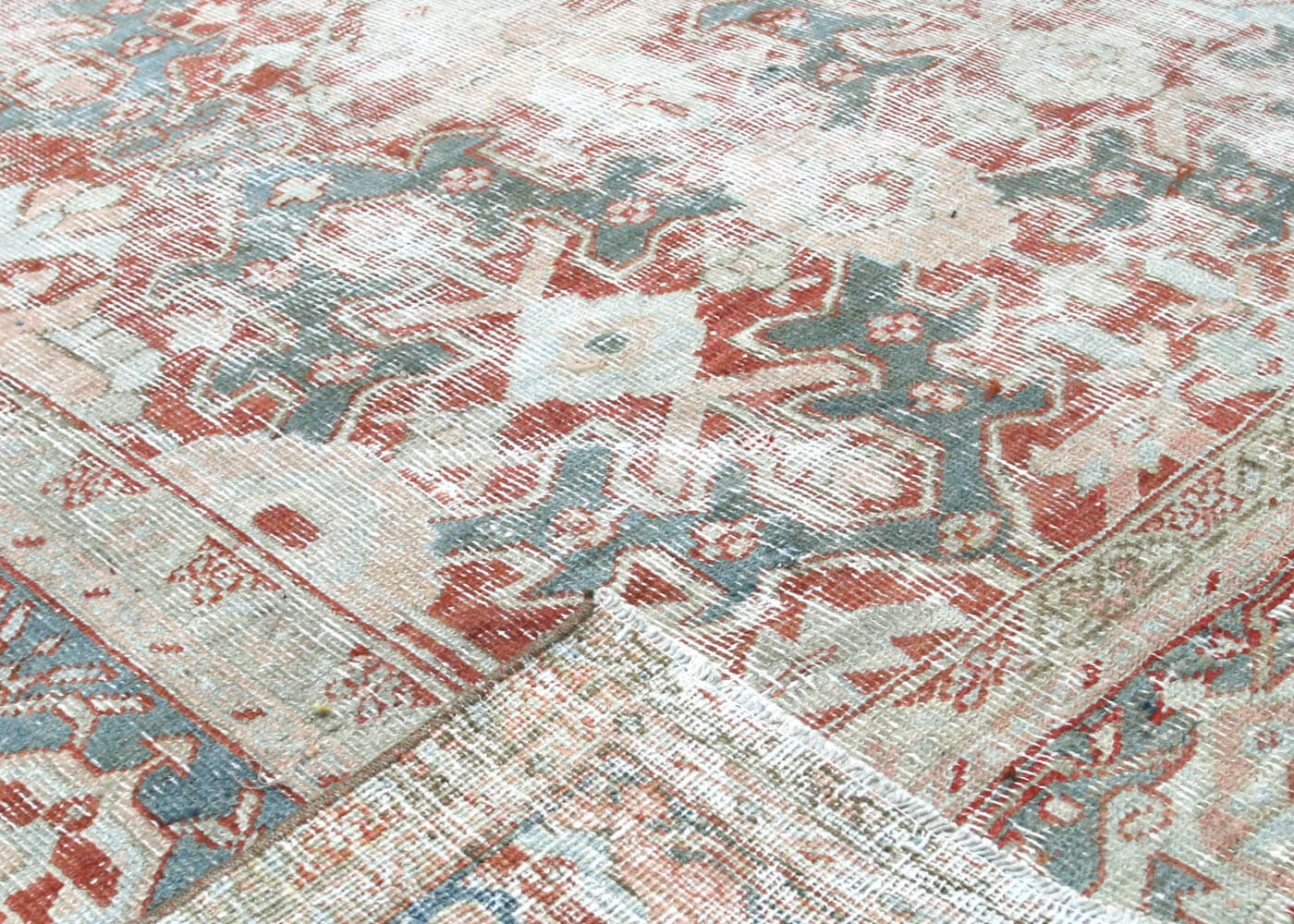 Semi Antique Persian Heriz Rug - 11'2" x 16'10" - 201037