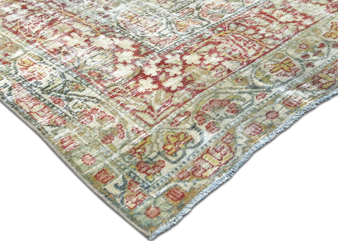 Semi Antique Persian Kerman Rug - 11'1" x 16'2" - 201044