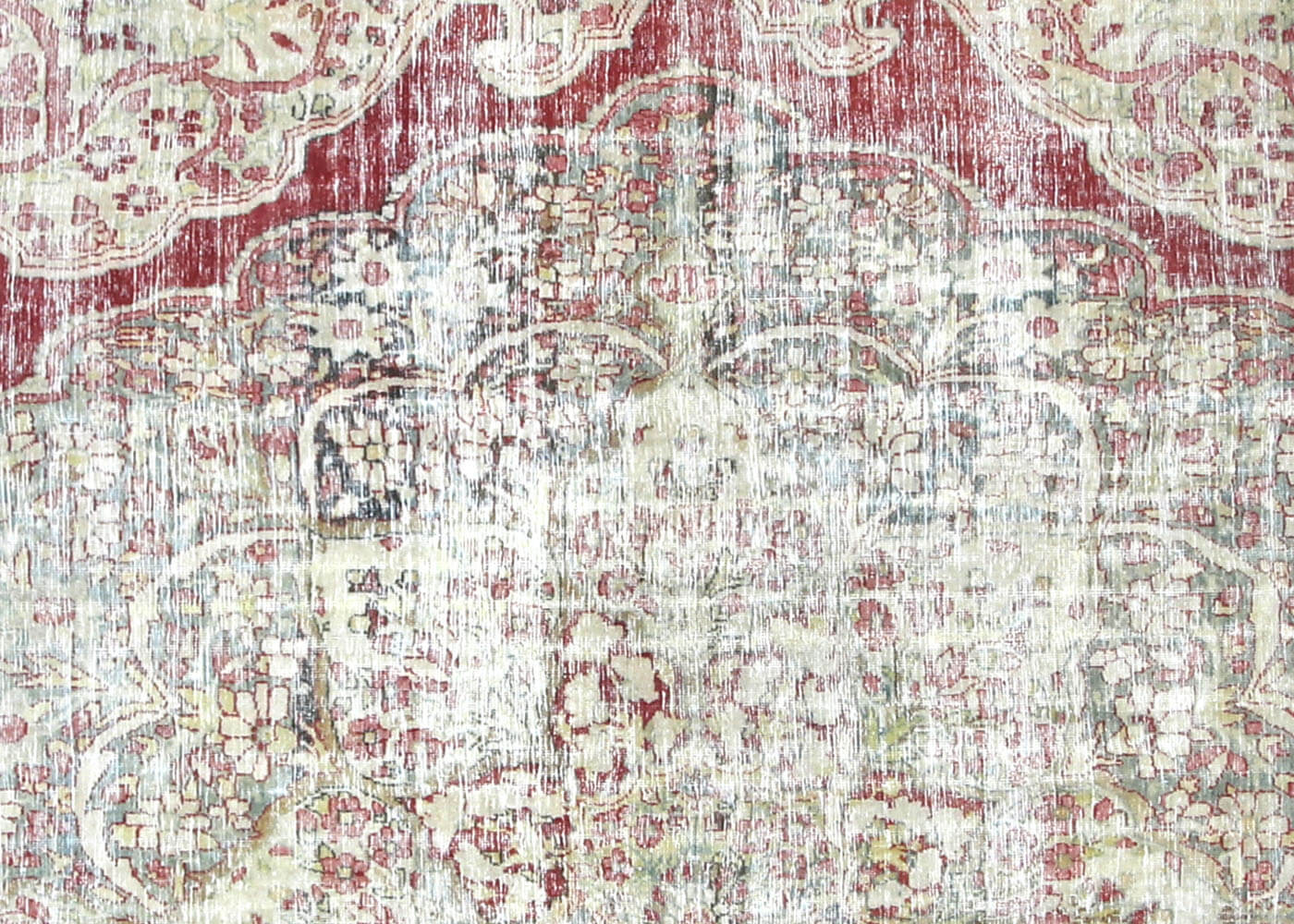 Semi Antique Persian Kerman Rug - 11'1" x 16'2" - 201044
