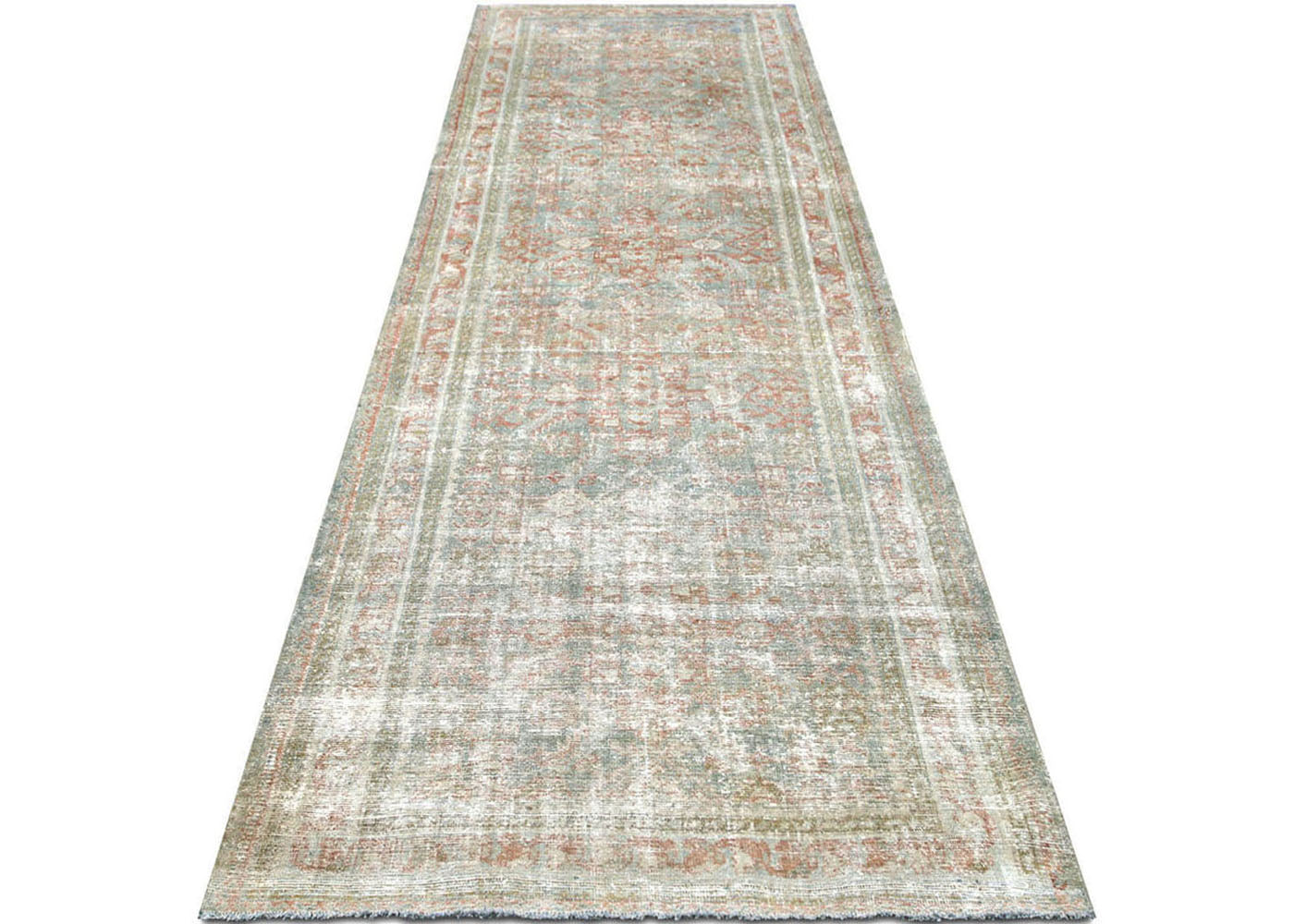 Semi Antique Persian Melayer Runner - 3'5" x 10'10" - 201048