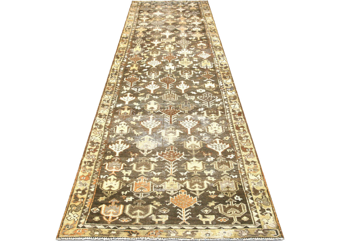 Semi Antique Persian Melayer Runner - 2'8" x 10'8" - 201050