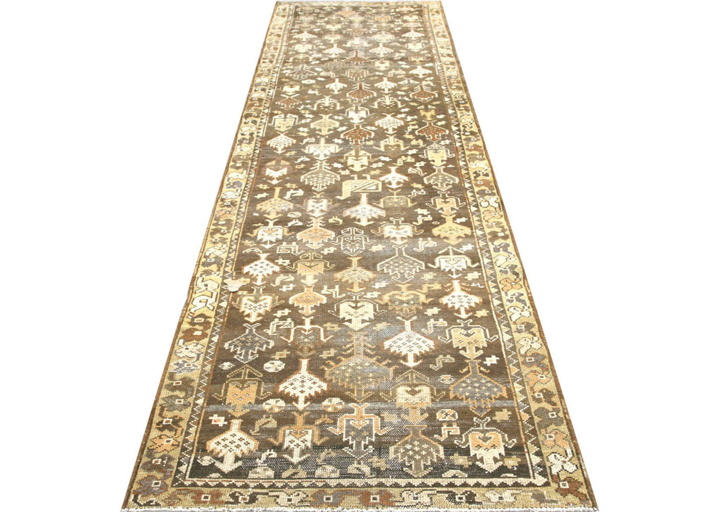 Semi Antique Persian Melayer Runner - 2'8" x 10'8" - 201050