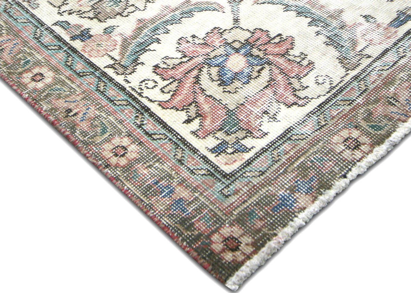 Vintage Persian Tabriz Rug - 8'1" x 10'9" - 201073