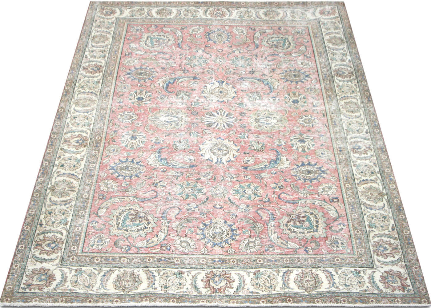 Vintage Persian Tabriz Rug - 8'1" x 10'9" - 201073