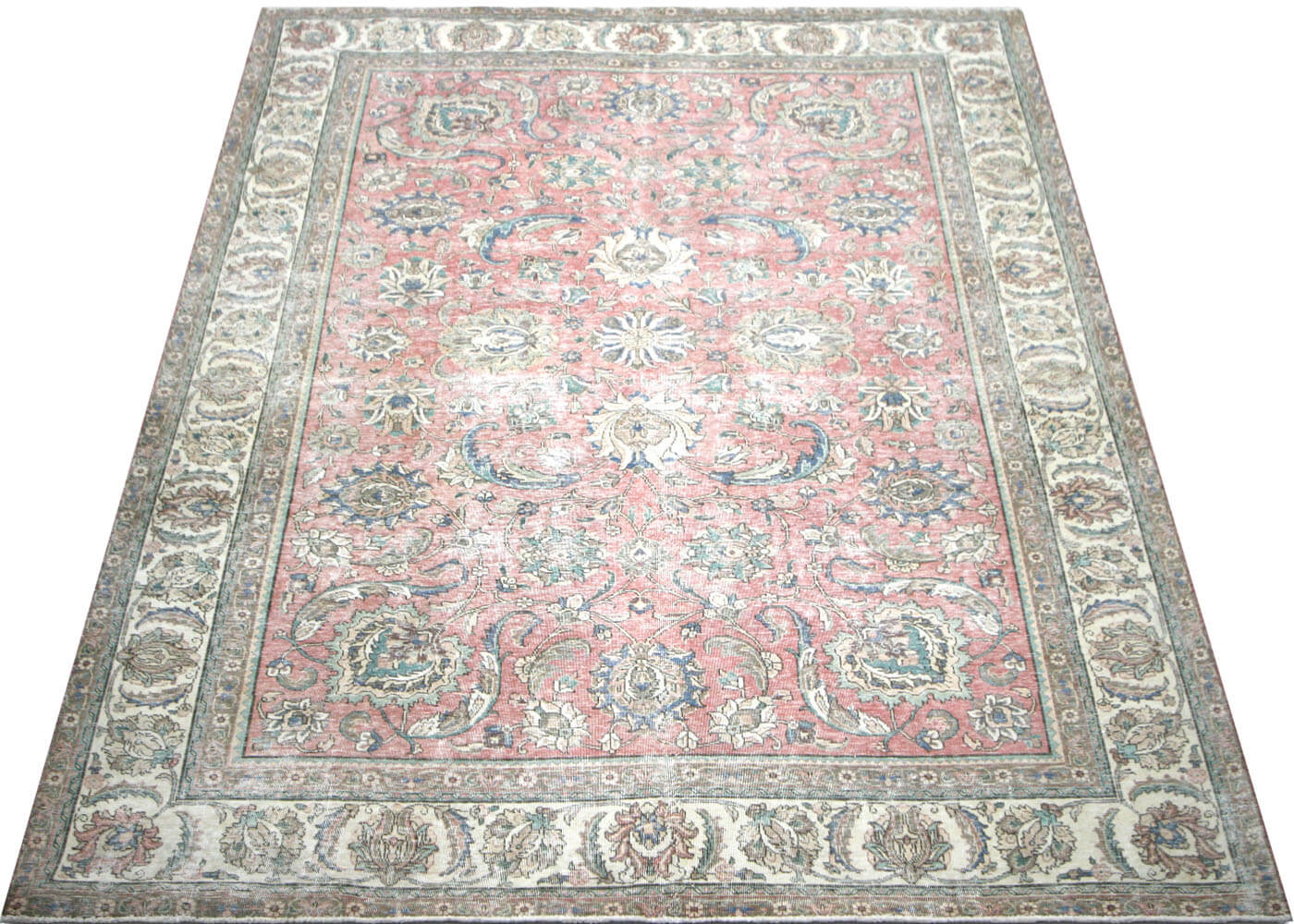 Vintage Persian Tabriz Rug - 8'1" x 10'9" - 201073
