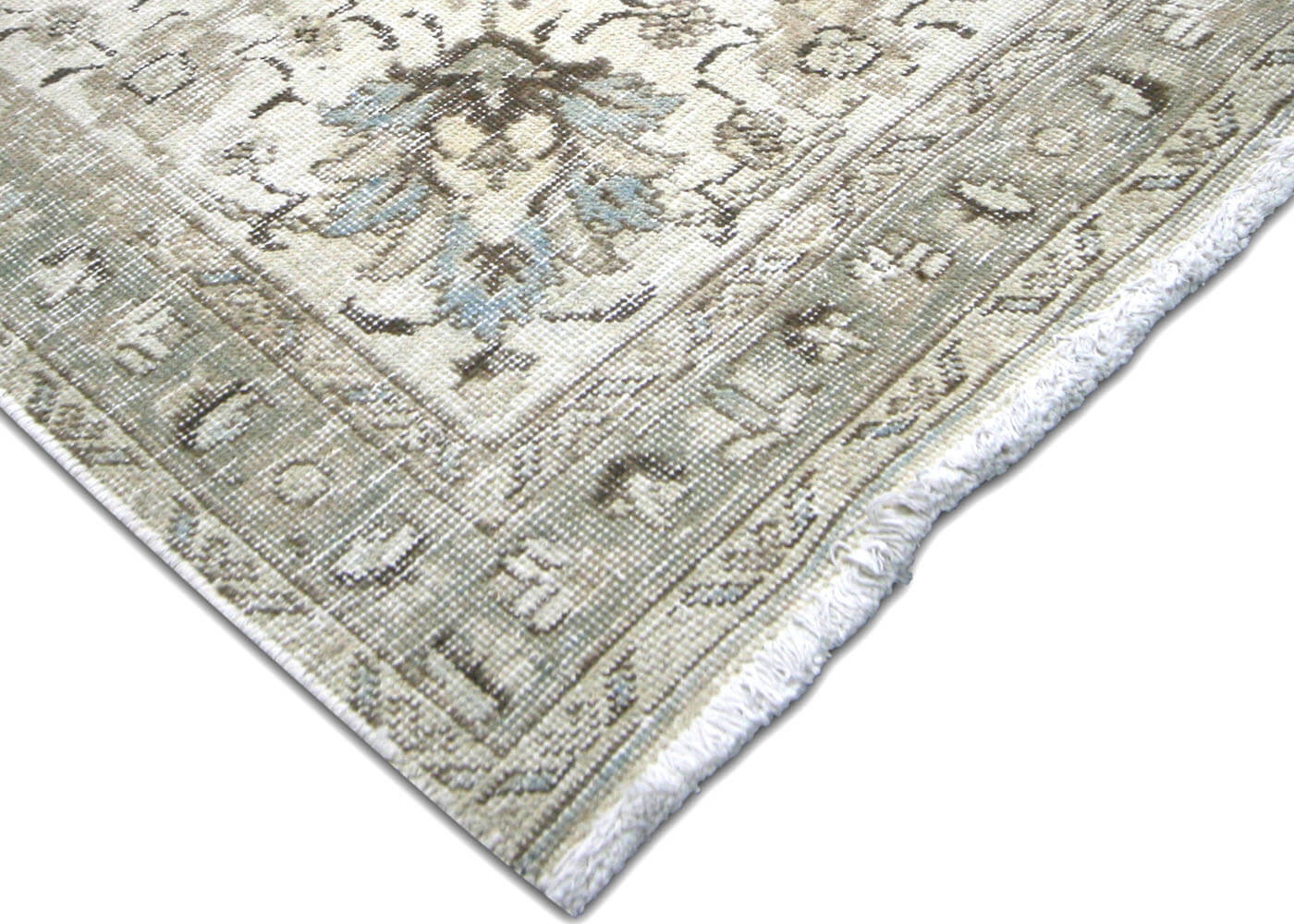 Vintage Persian Tabriz Rug - 9'6" x 10'11" - 201086