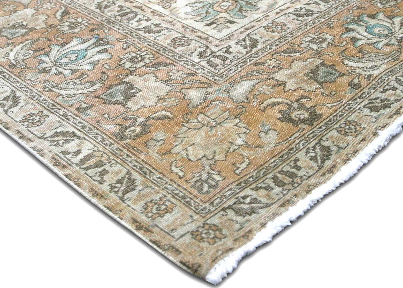 Vintage Persian Tabriz Rug - 9'9" x 12'9" - 201088