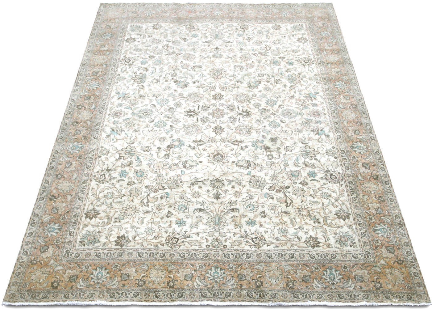 Vintage Persian Tabriz Rug - 9'9" x 12'9" - 201088