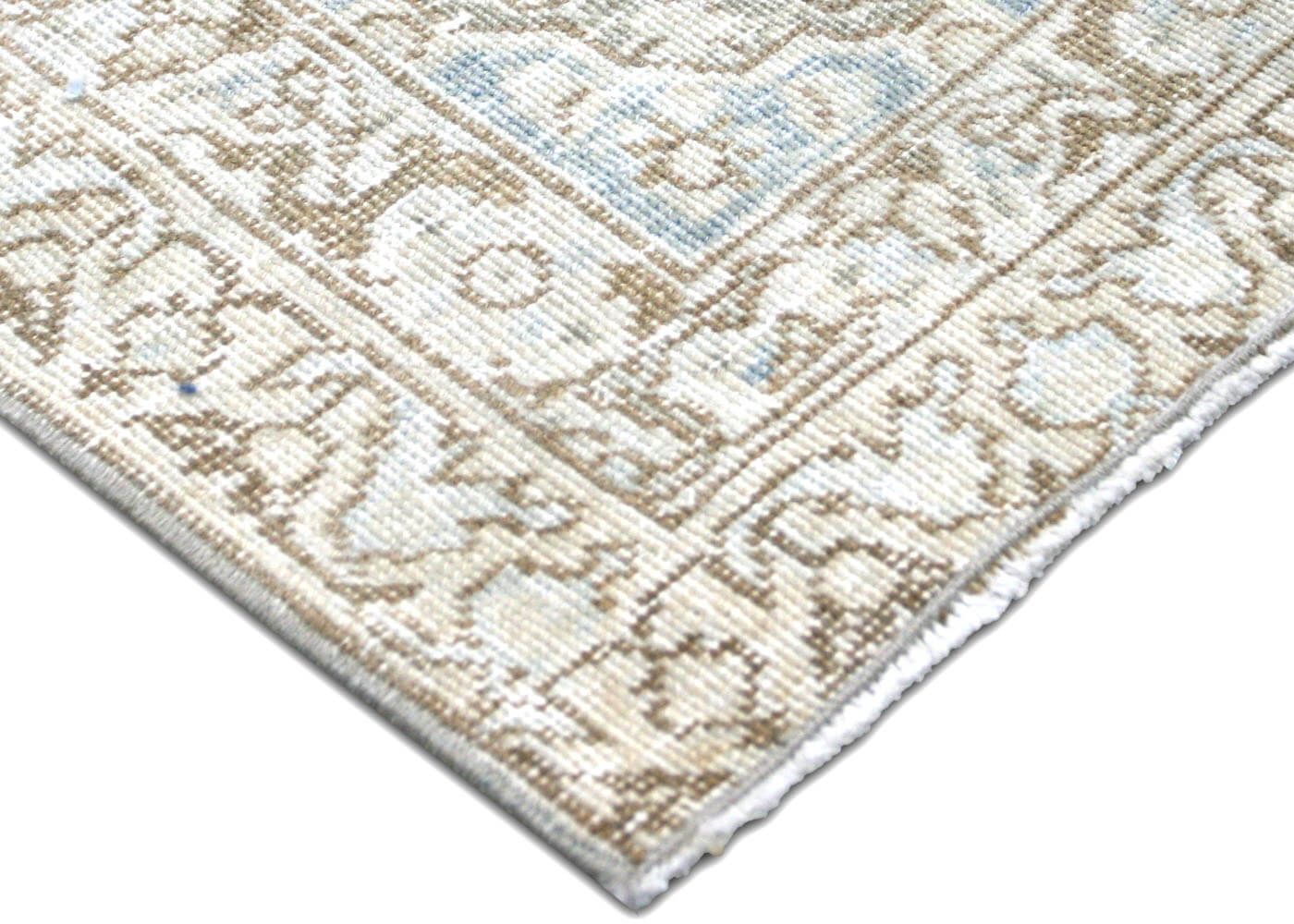Semi Antique Persian Tabriz Rug - 7'5" x 10'10" - 201090
