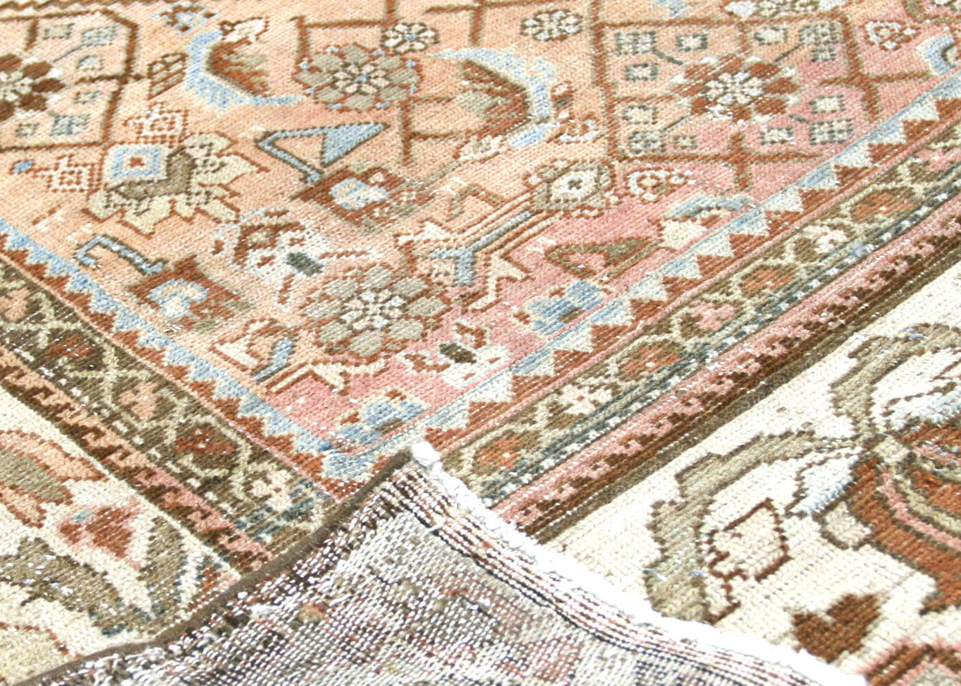 Semi Antique Persian Melayer Rug - 6'9" x 10'9" - 201092