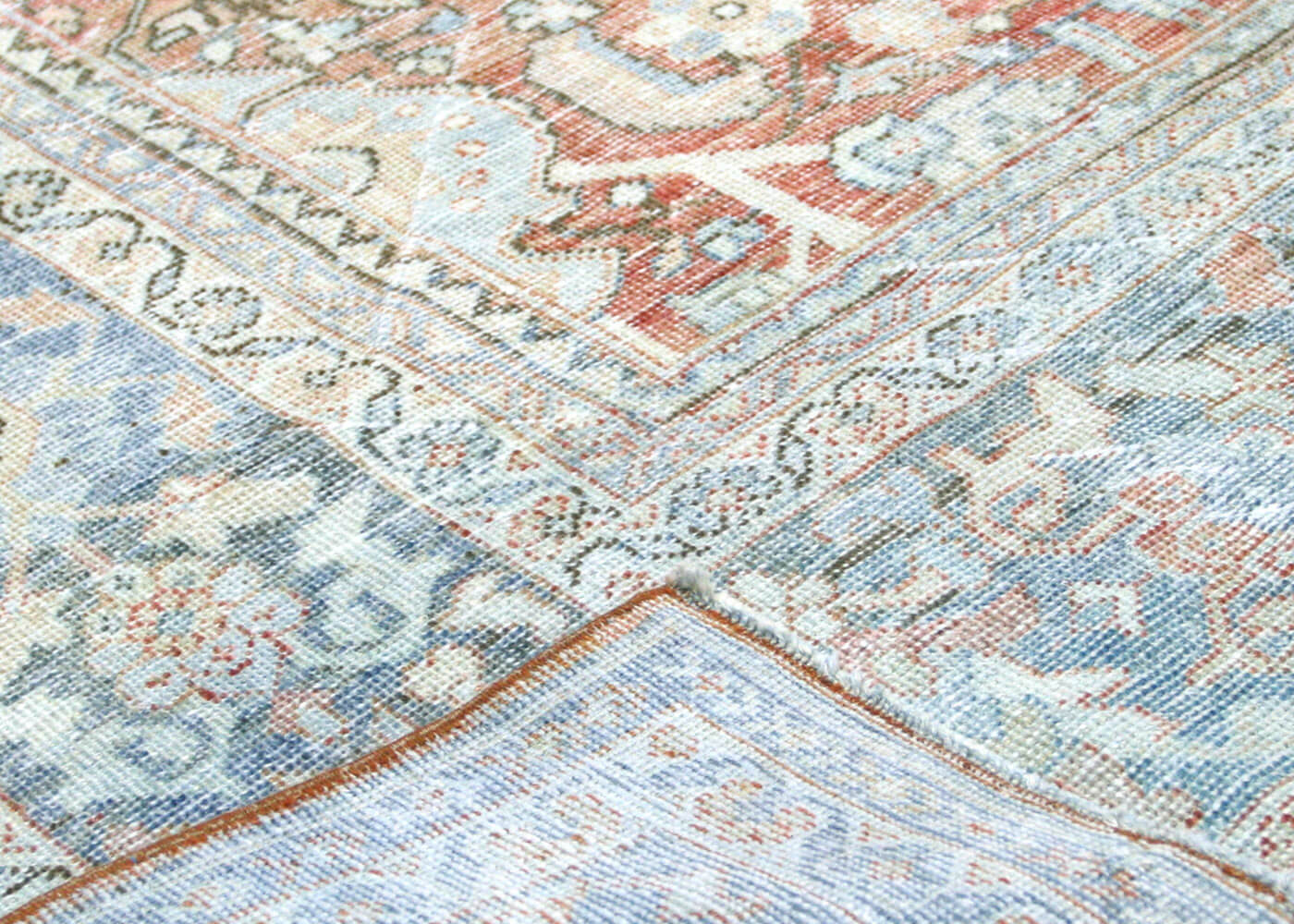 Semi Antique Persian Mahal Rug - 8'9" x 12'3" - 201095