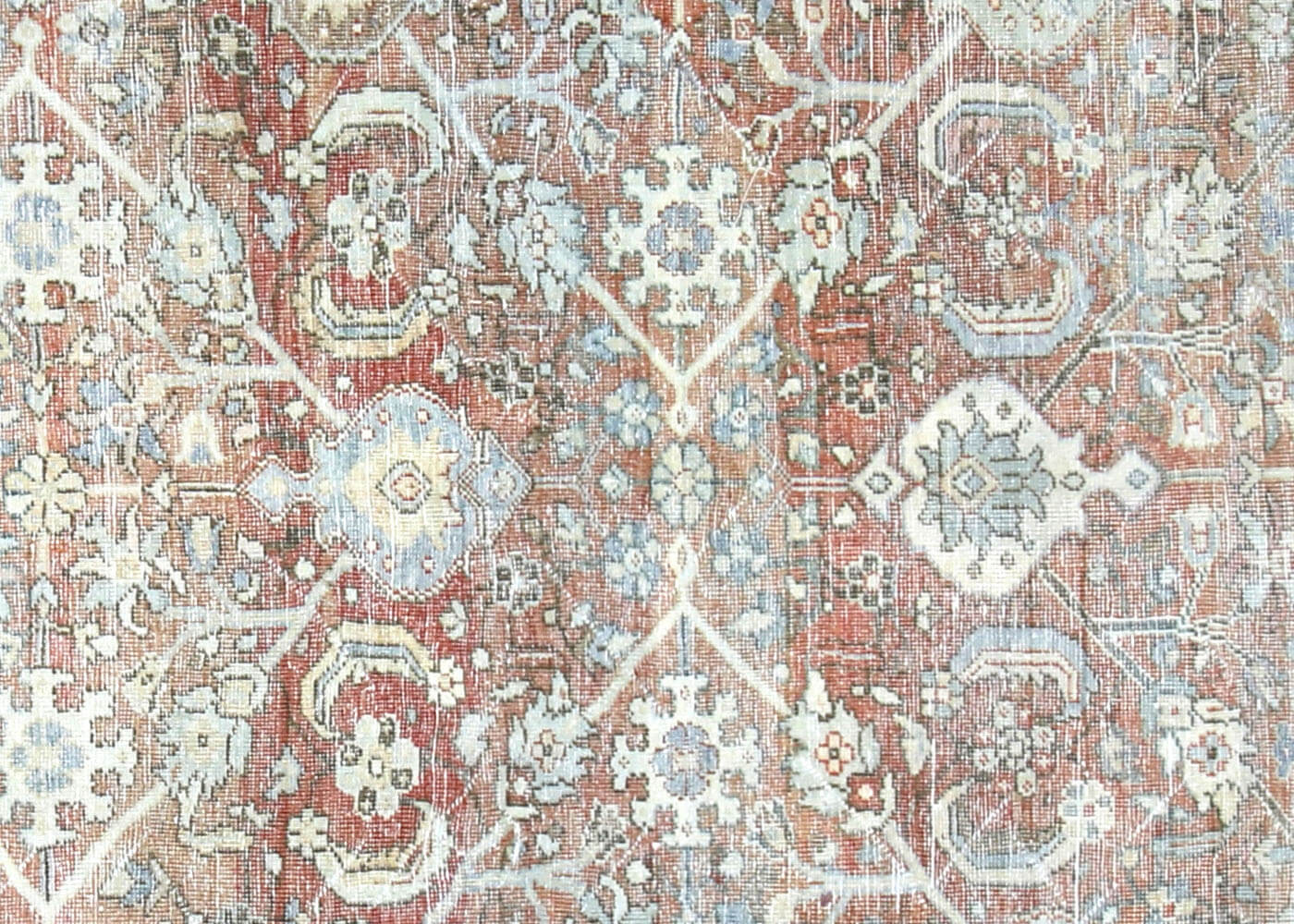 Semi Antique Persian Mahal Rug - 8'9" x 12'3" - 201095