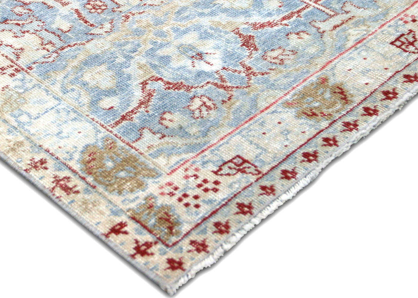 Semi Antique Persian Tabriz Rug - 8'5" x 10'9" - 201096