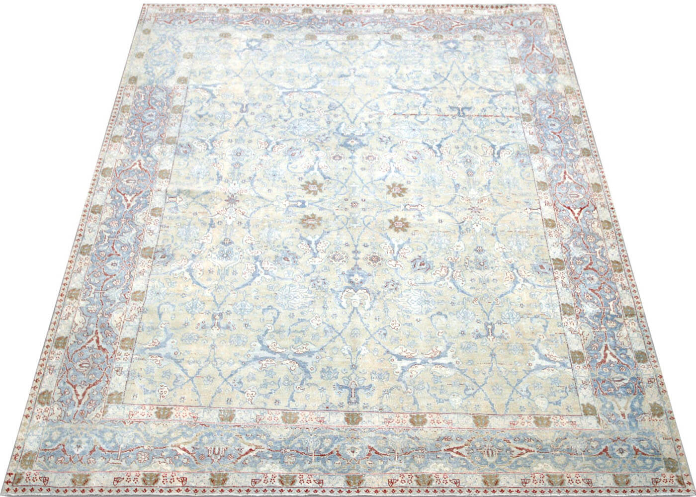 Semi Antique Persian Tabriz Rug - 8'5" x 10'9" - 201096