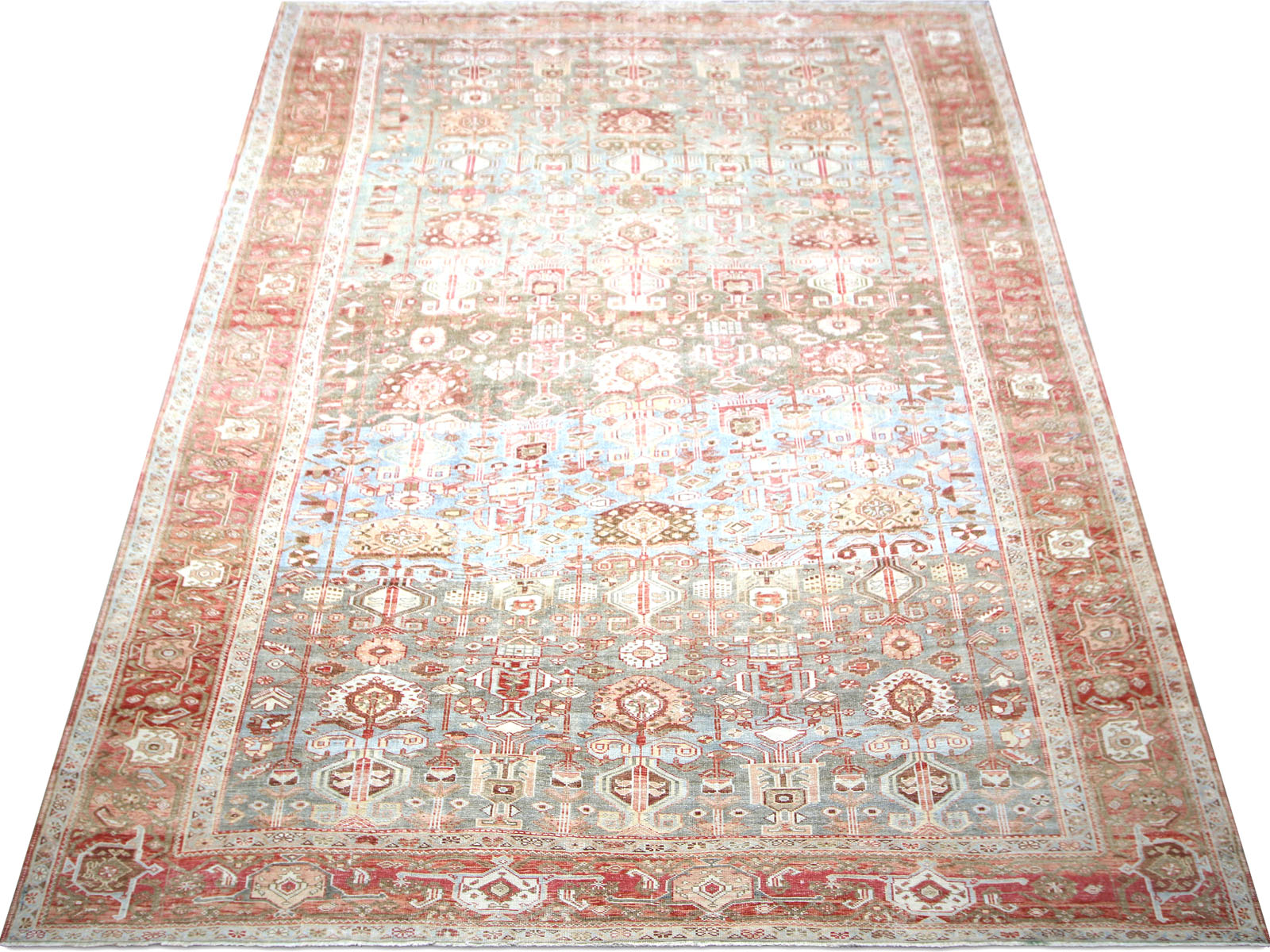 Semi Antique Persian Baktiari Rug - 11'4" x 16'4"