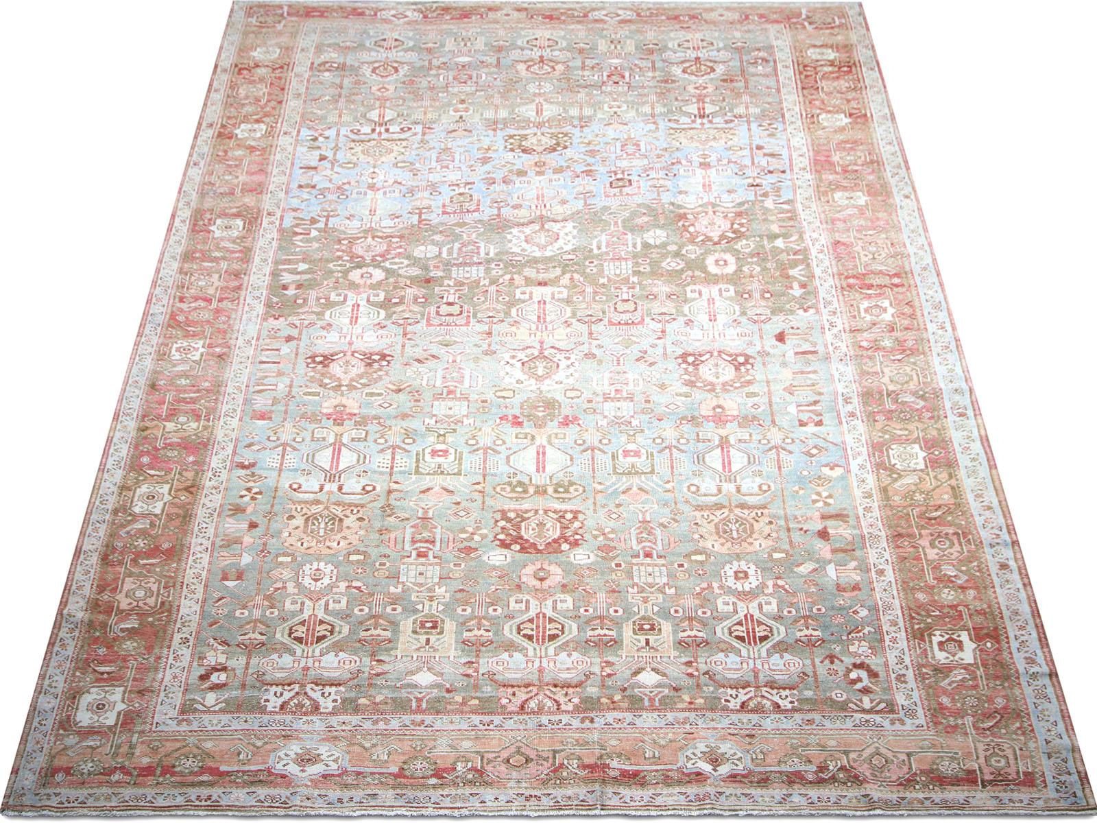 Semi Antique Persian Baktiari Rug - 11'4" x 16'4"