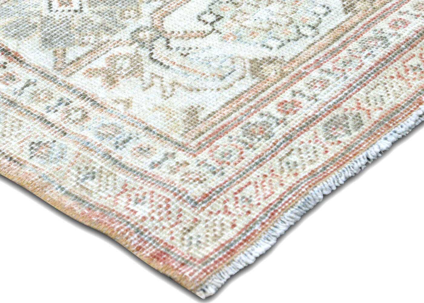 Semi Antique Persian Mahal Rug - 7'2" x 10'1" - 201110