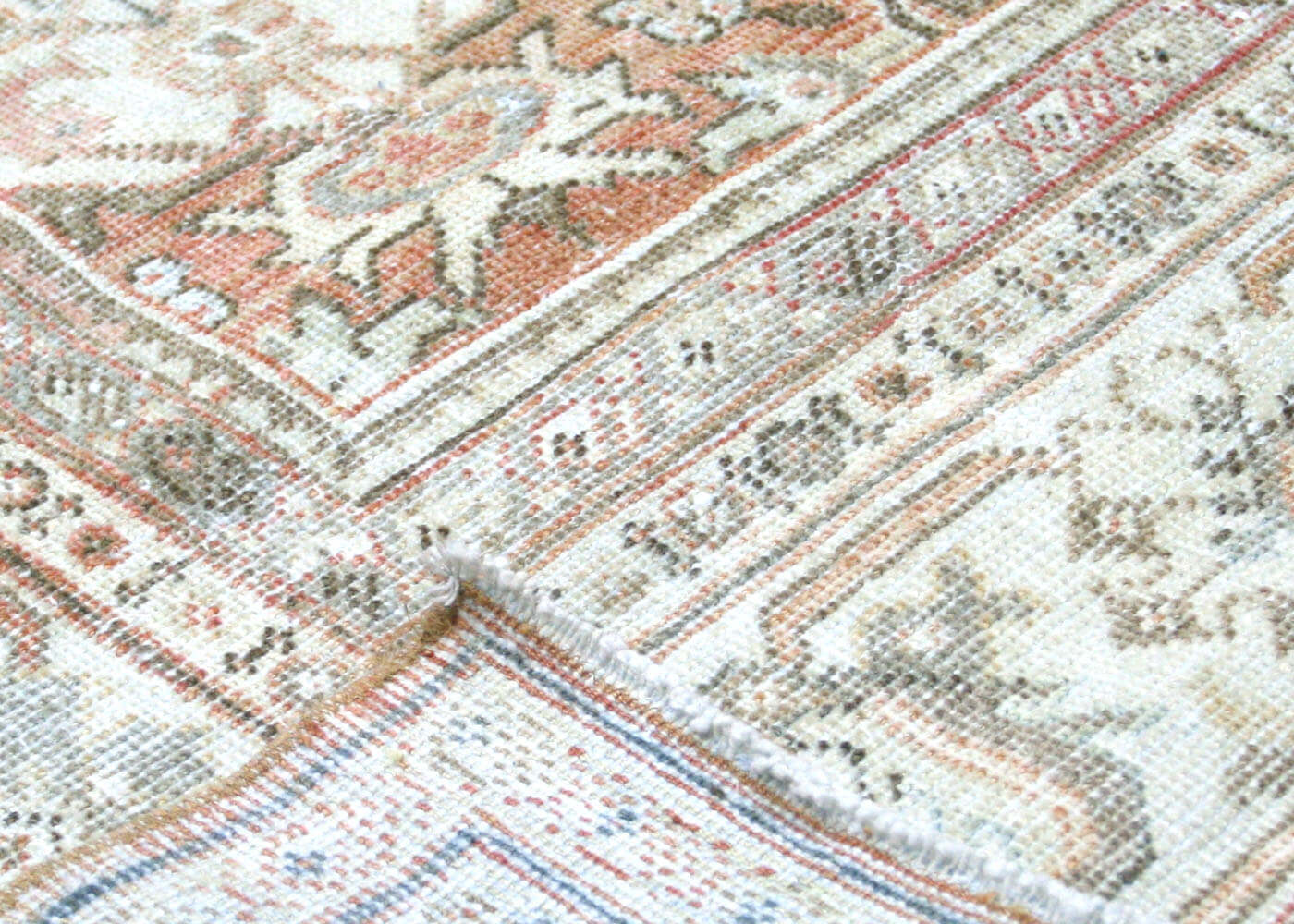 Semi Antique Persian Mahal Rug - 7'2" x 10'1" - 201110