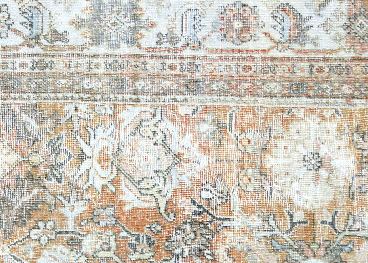 Semi Antique Persian Mahal Rug - 7'2" x 10'1" - 201110