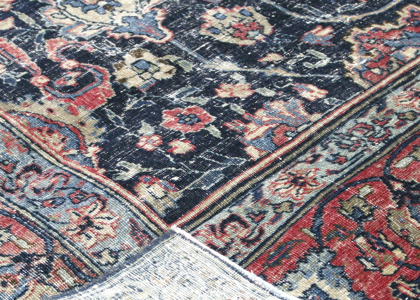 Semi Antique Persian Tabriz Rug - 8'1" x 10'4" - 201112