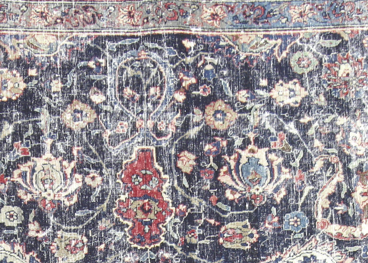 Semi Antique Persian Tabriz Rug - 8'1" x 10'4" - 201112