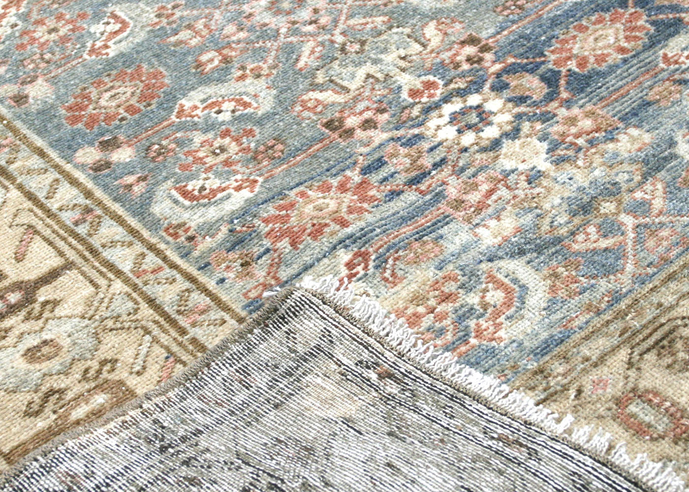 Semi Antique Persian Melayer Runner - 3'2" x 16'5" - 201116