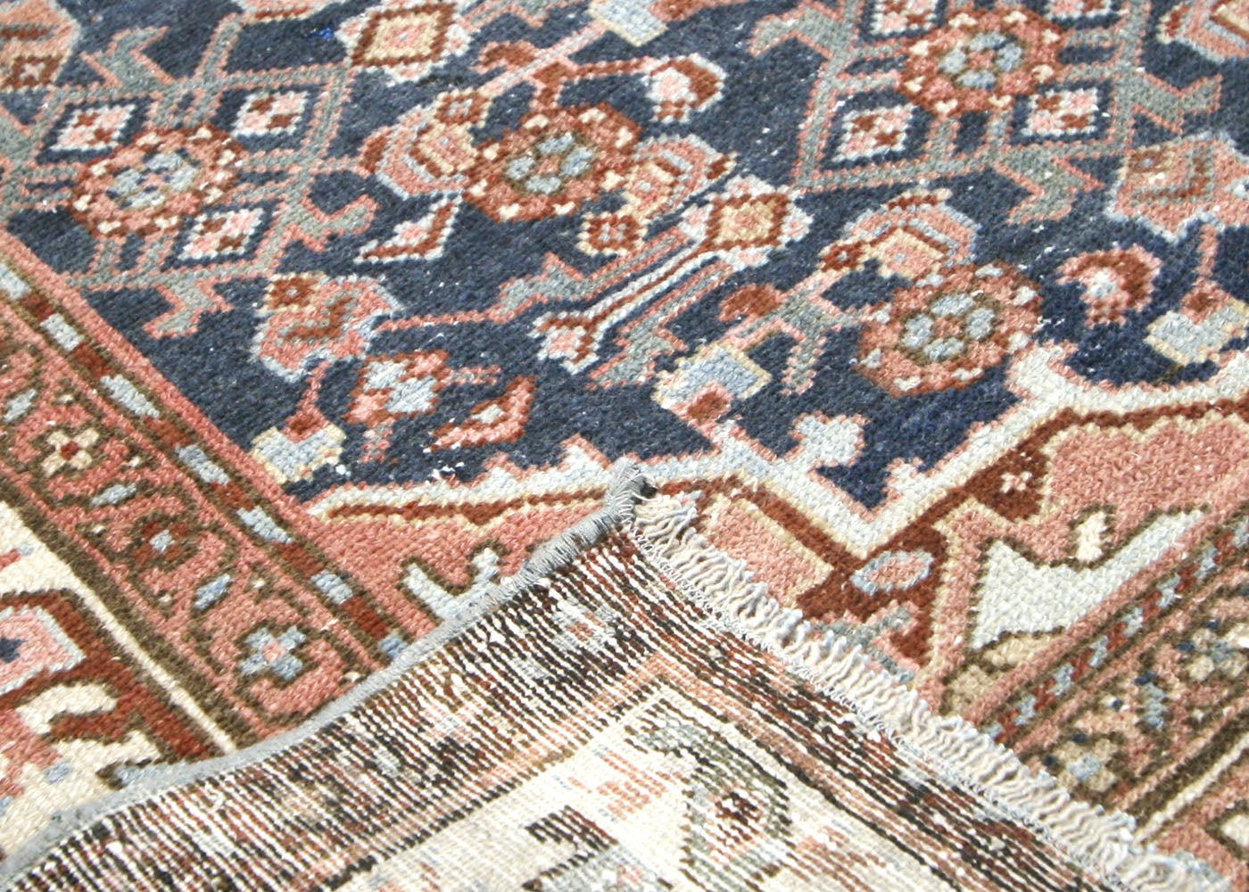 Semi Antique Persian Melayer Runner - 3'5" x 9'8" - 201119