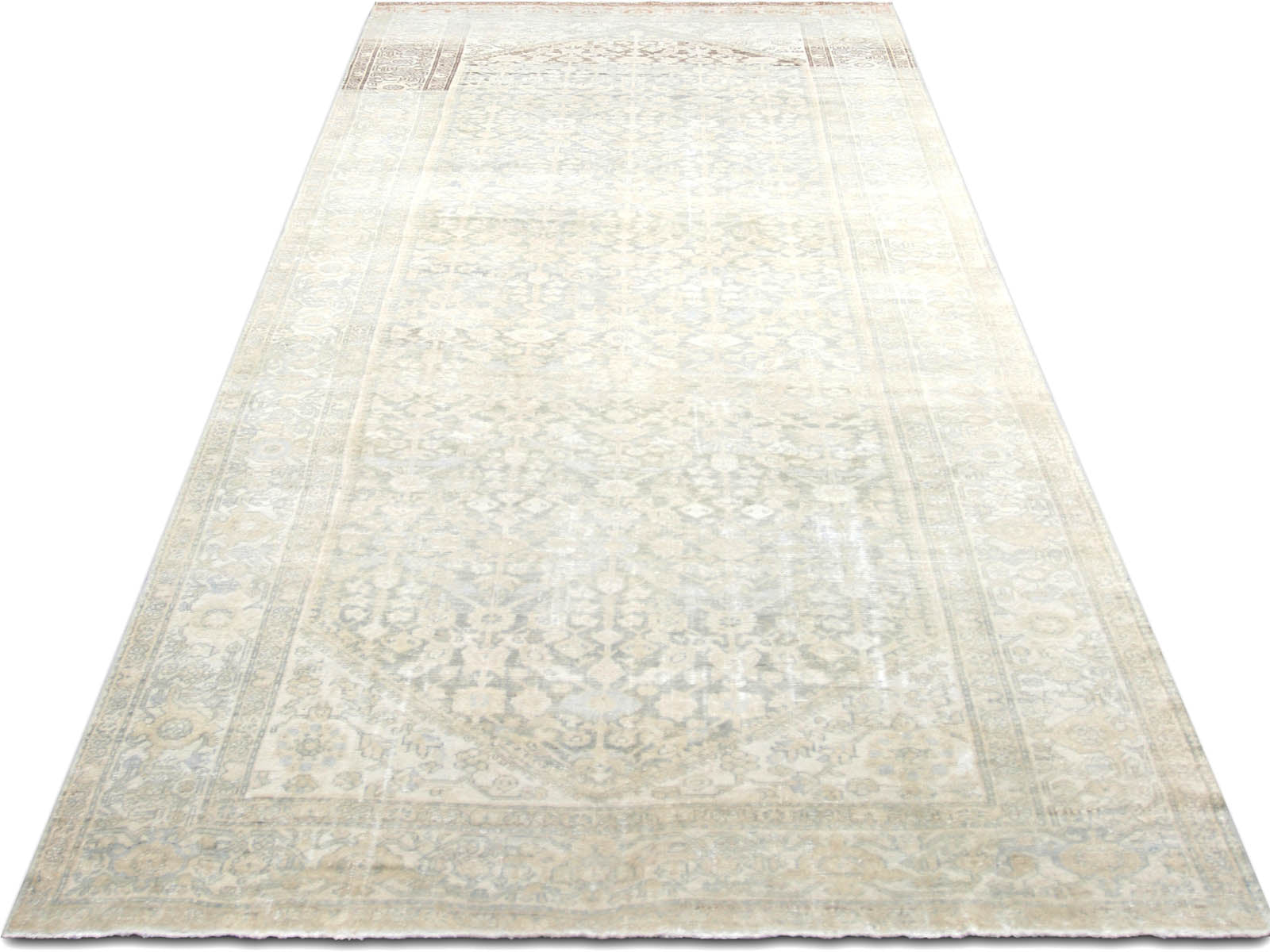 Semi Antique Persian Melayer Rug - 6'10" x 17'