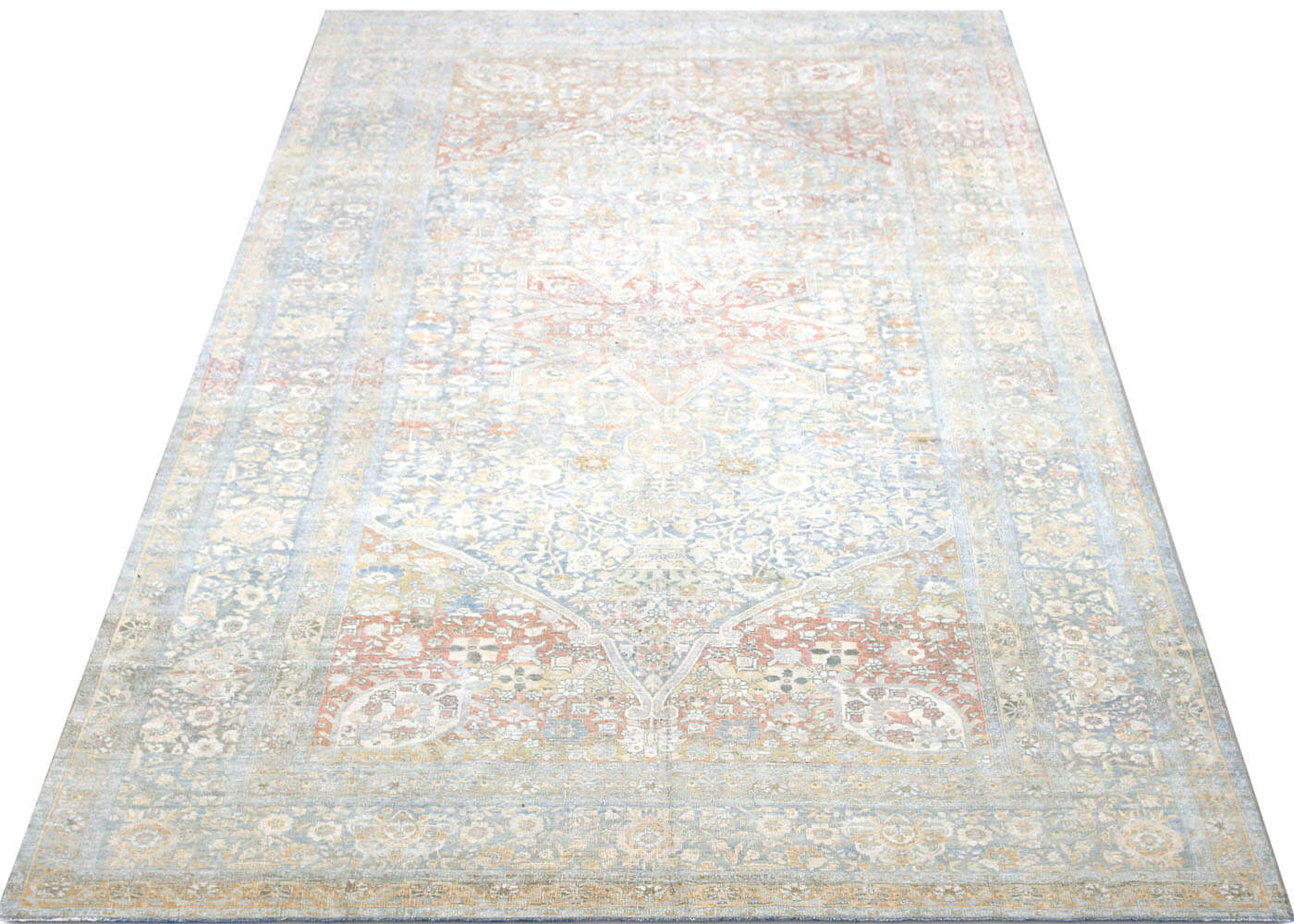Semi Antique Persian Bidjar Rug - 9'10" x 15'8" - 201134