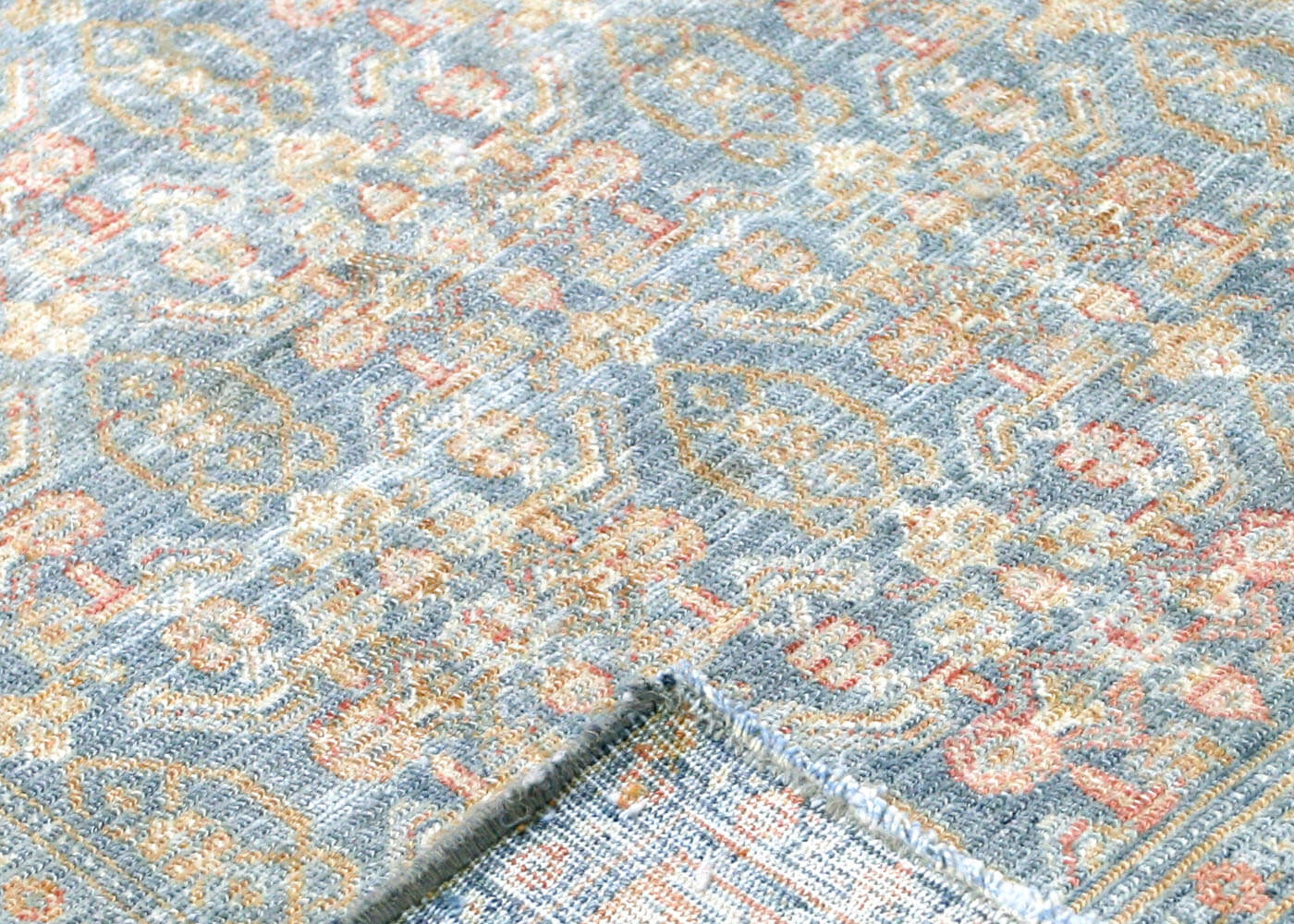 Semi Antique Persian Senne Runner - 3'5" x 19'7" - 201140